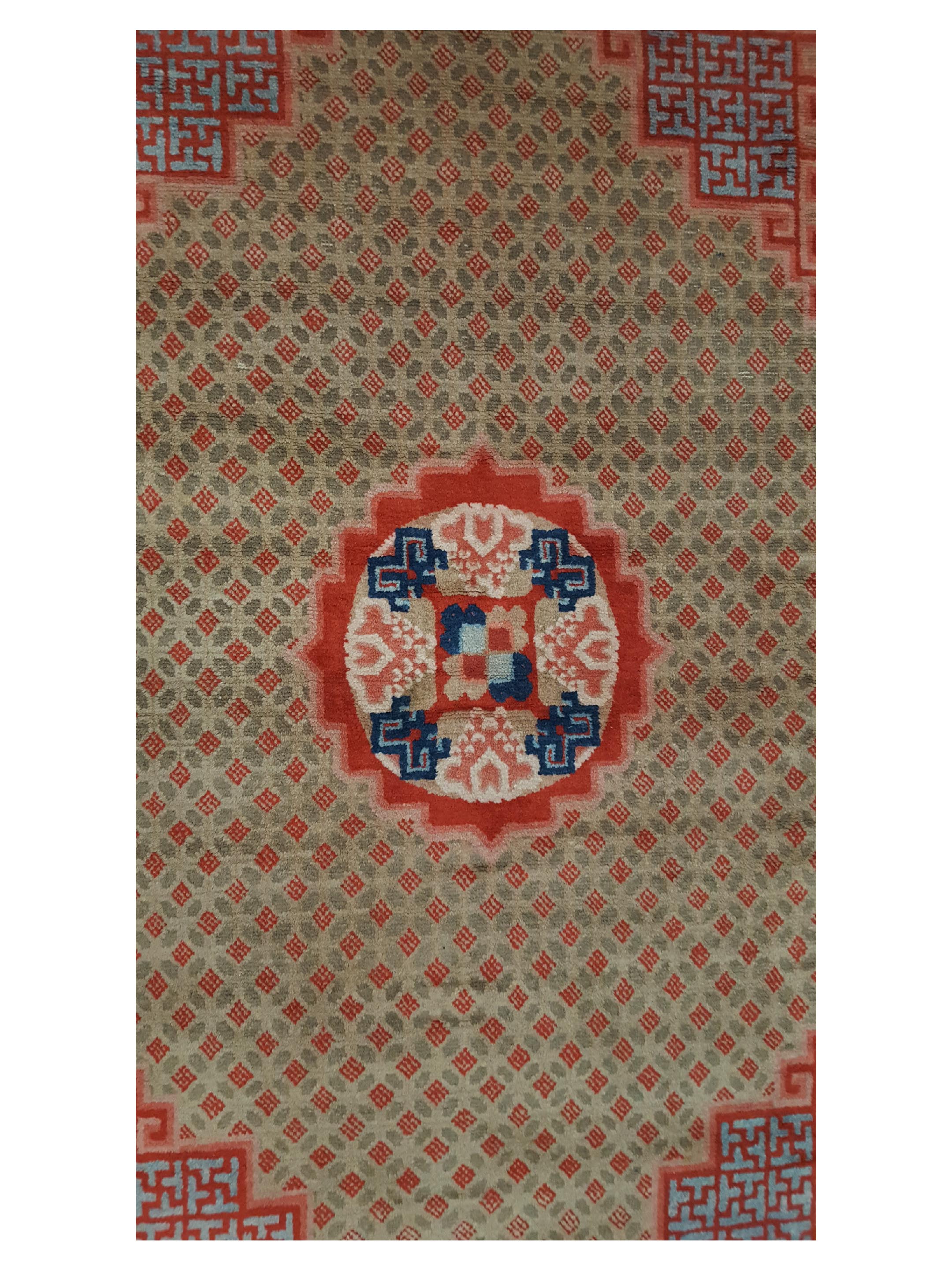Antique Peking Orange 5x7 - Image 5 of 6