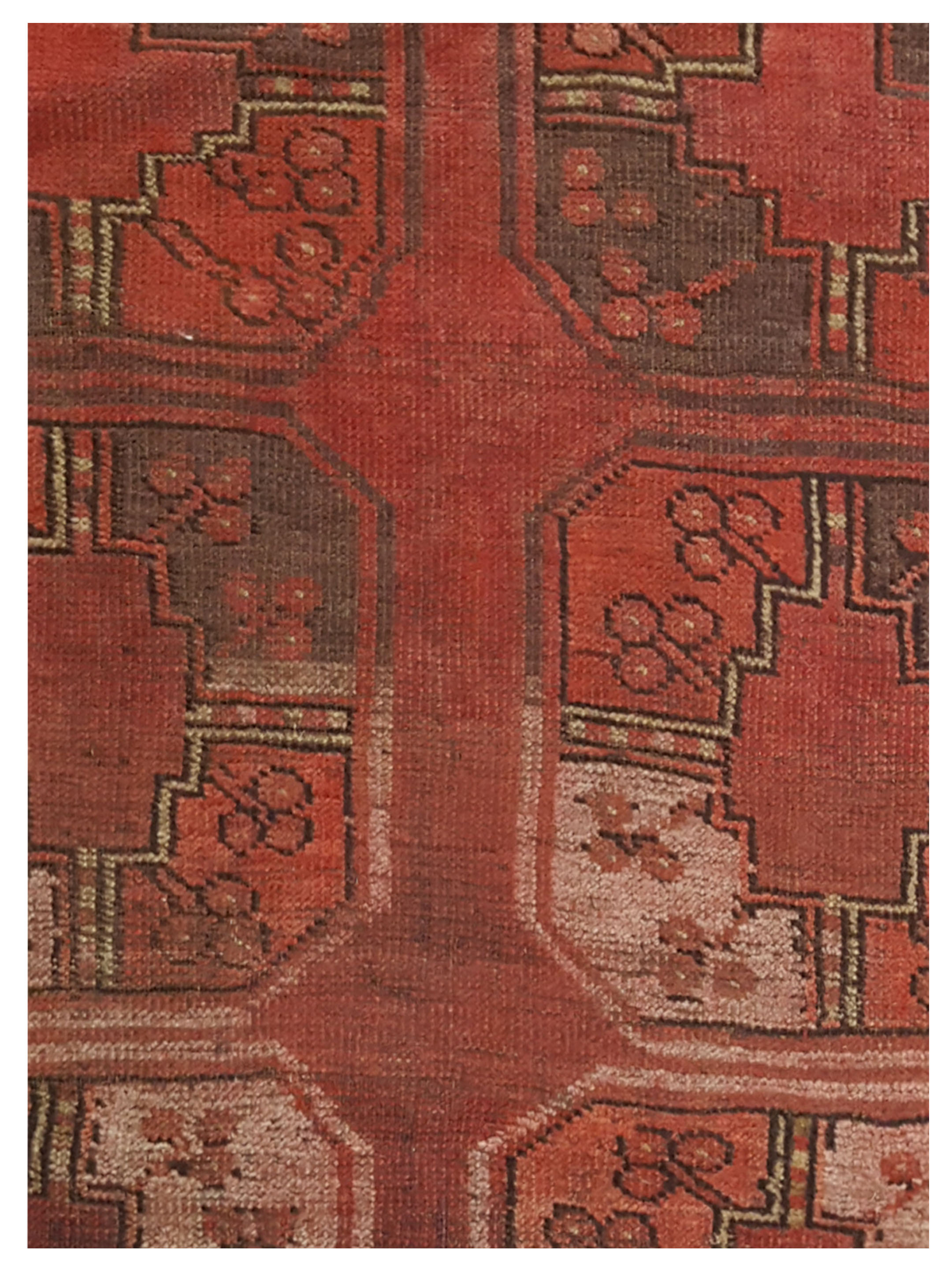 Antique Turkmen Rust 6x8 - Image 3 of 5