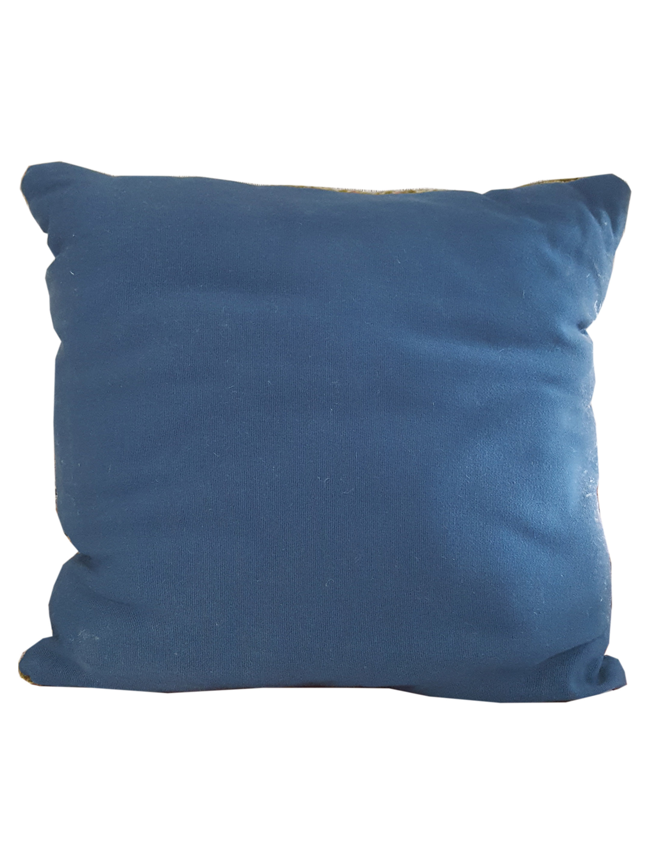 Pillow Hand Knotted Navy 2x2 - Image 2 of 2