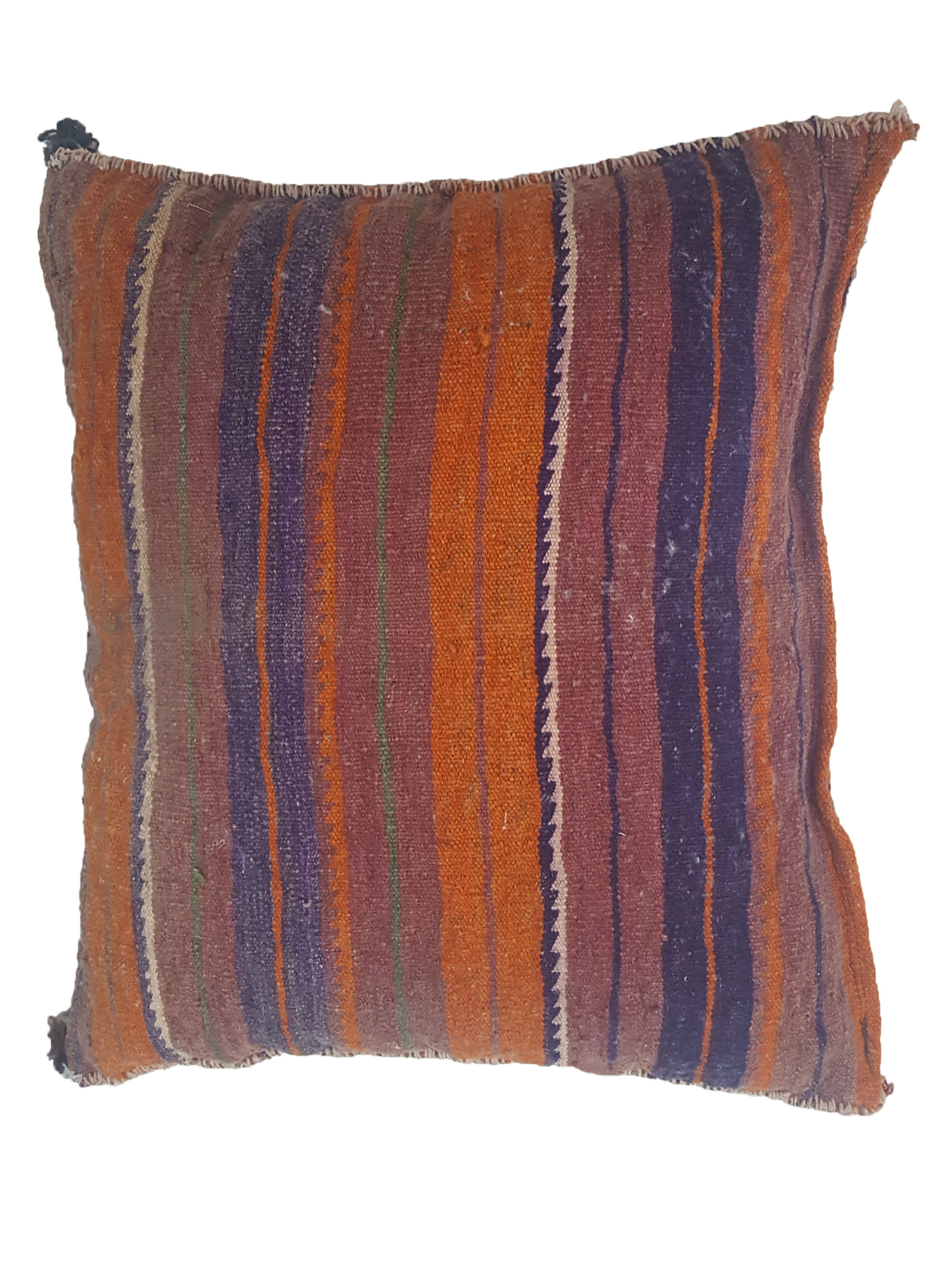 Pillow Hand Knotted Rust 2x2 - Image 3 of 3