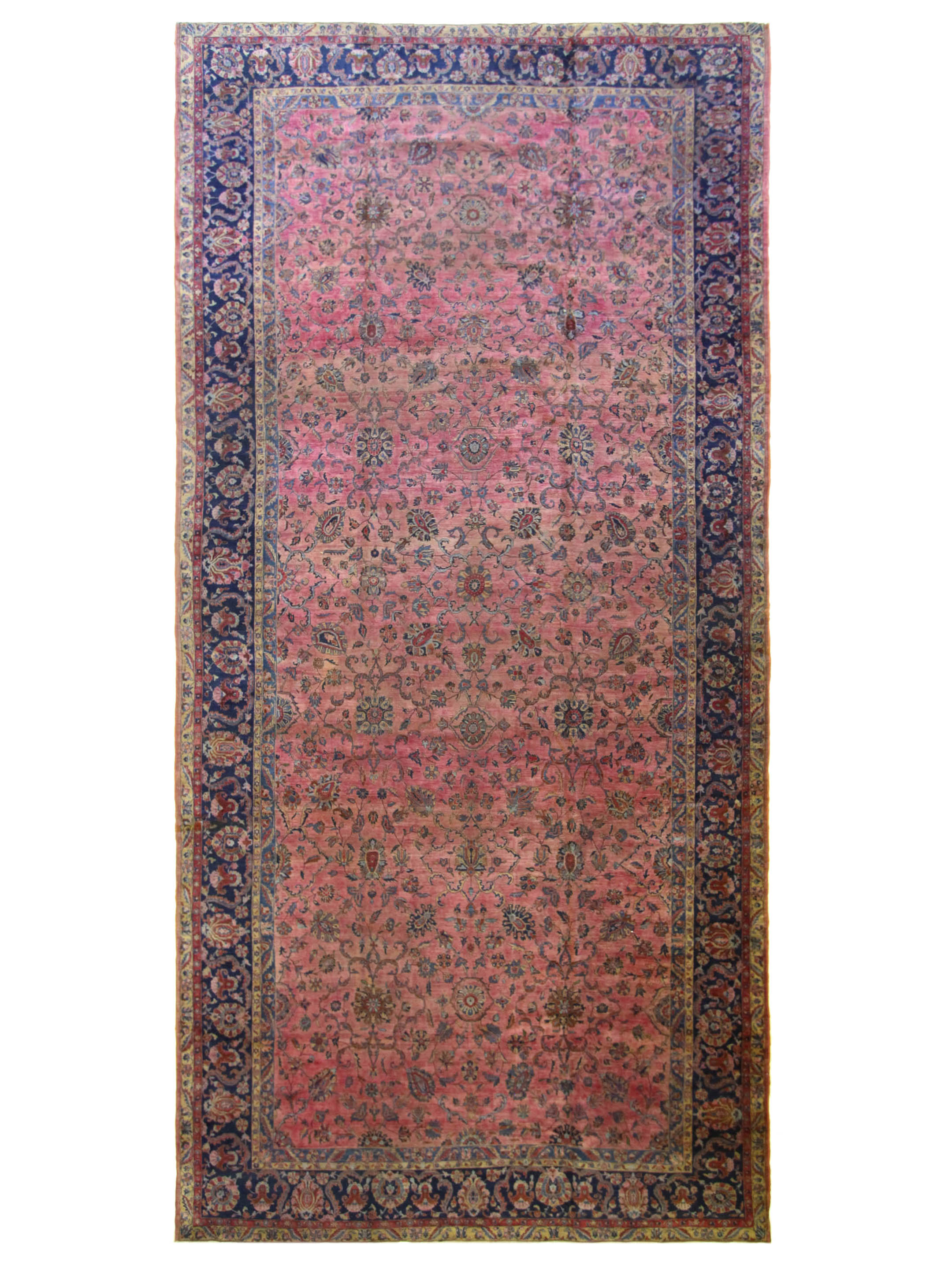 Antique Sarouk Pink 11x23