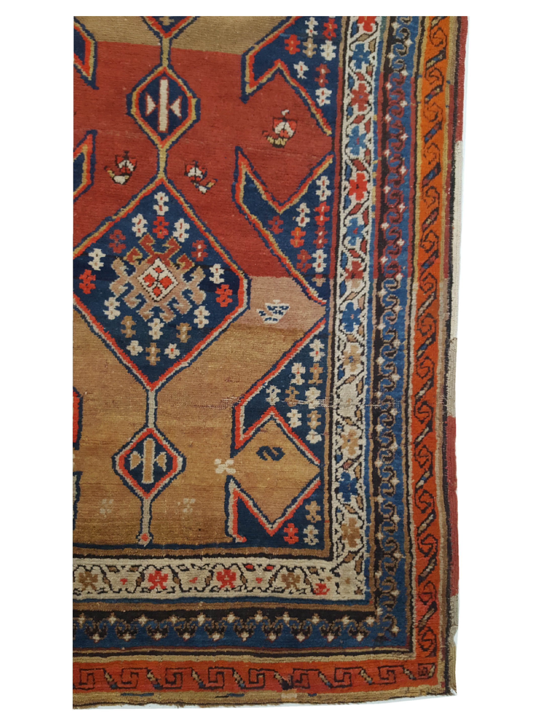 Antique Karabagh Rust 4x12 - Image 4 of 5