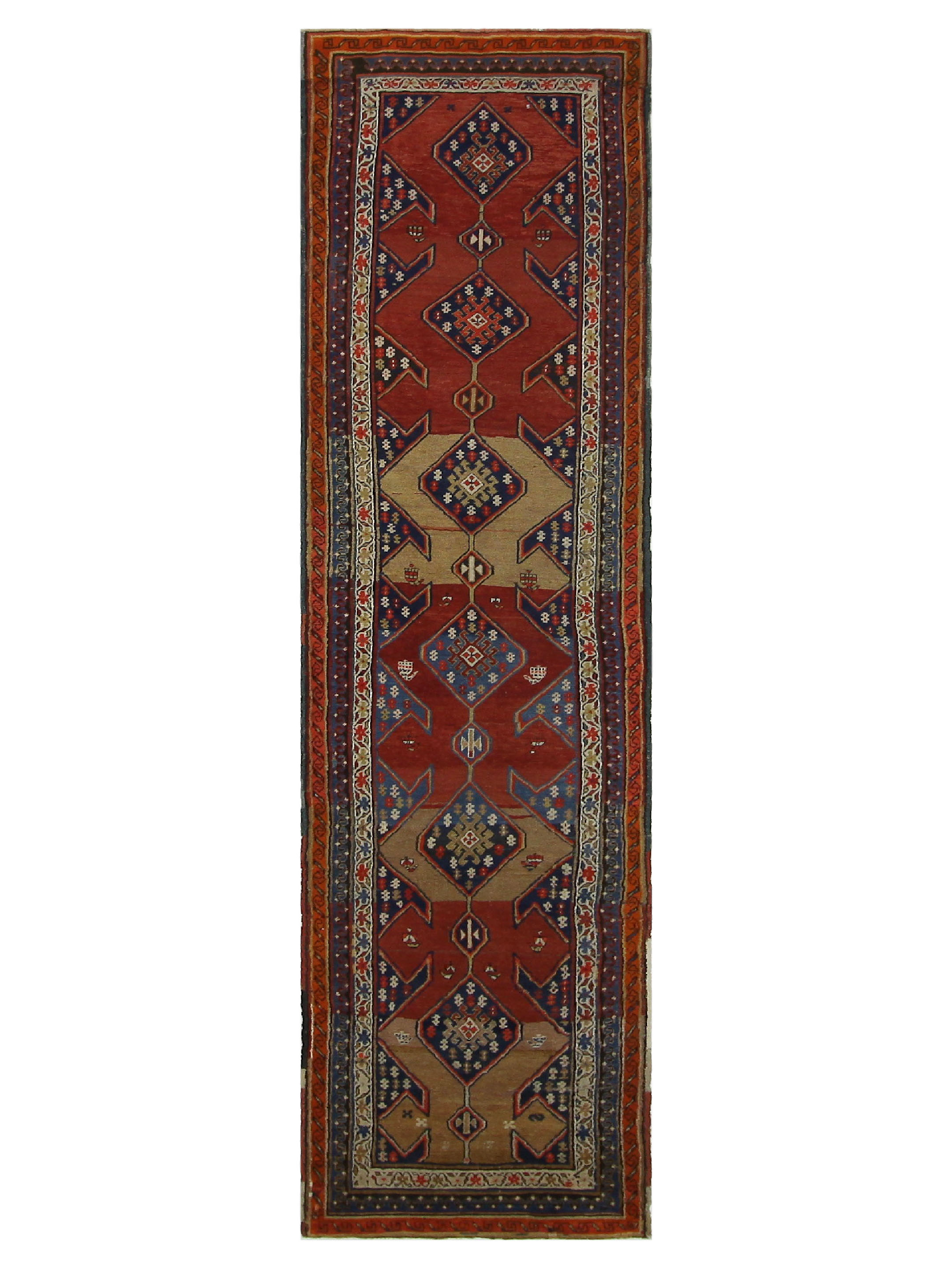 Antique Karabagh Rust 4x12
