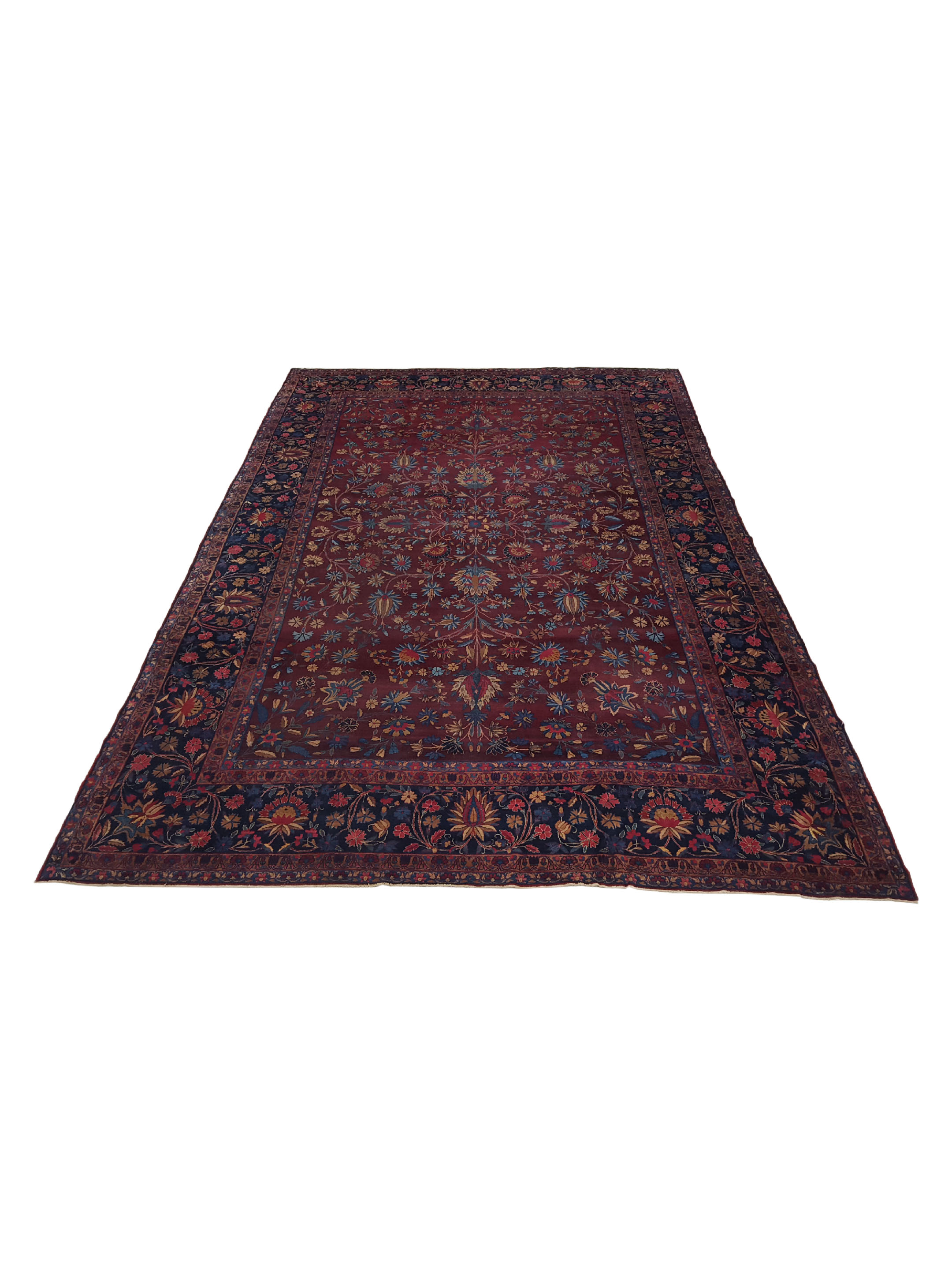 Antique Kerman Rust 10x16 - Image 2 of 6