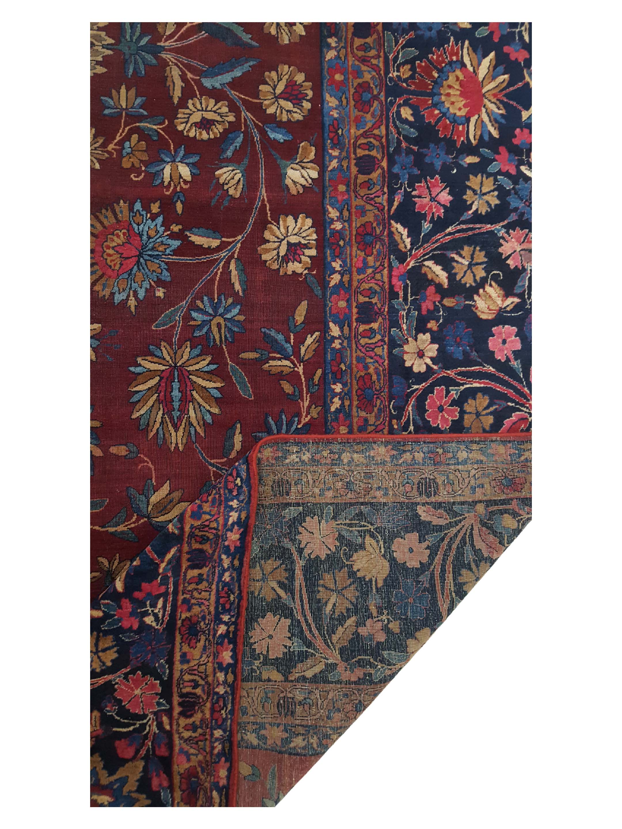 Antique Kerman Rust 10x16 - Image 3 of 6