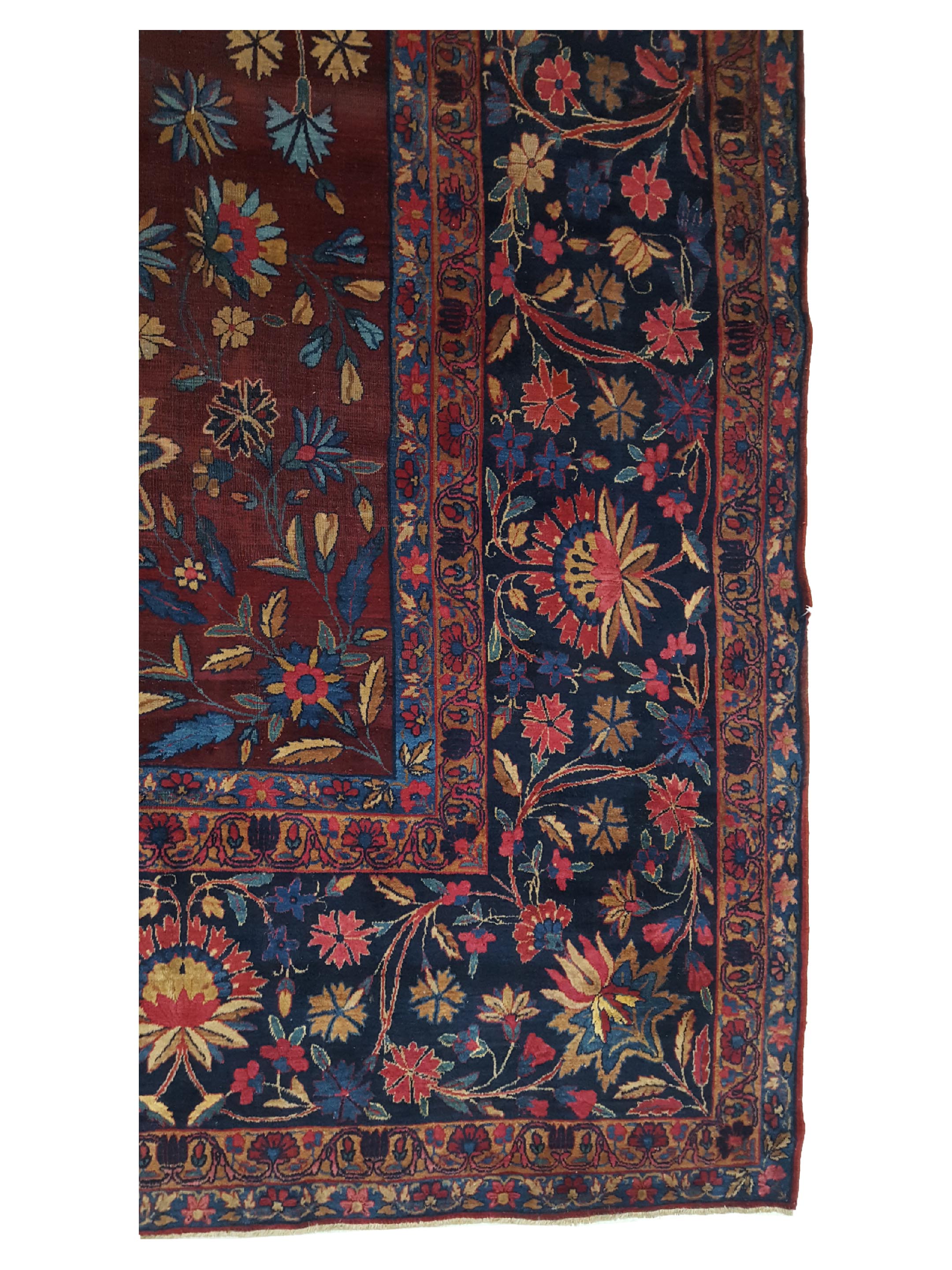 Antique Kerman Rust 10x16 - Image 4 of 6