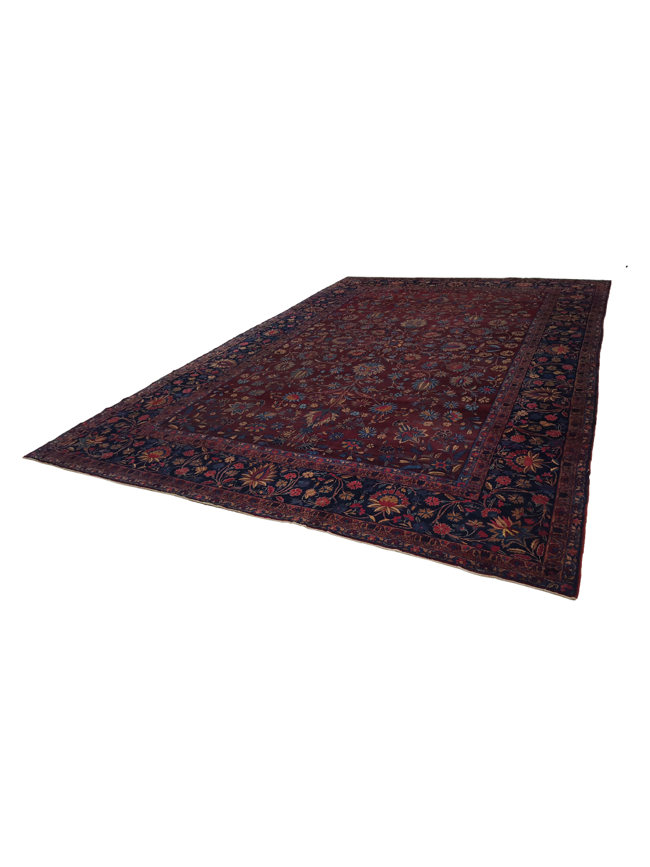 Antique Kerman Rust 10x16 - Image 6 of 6