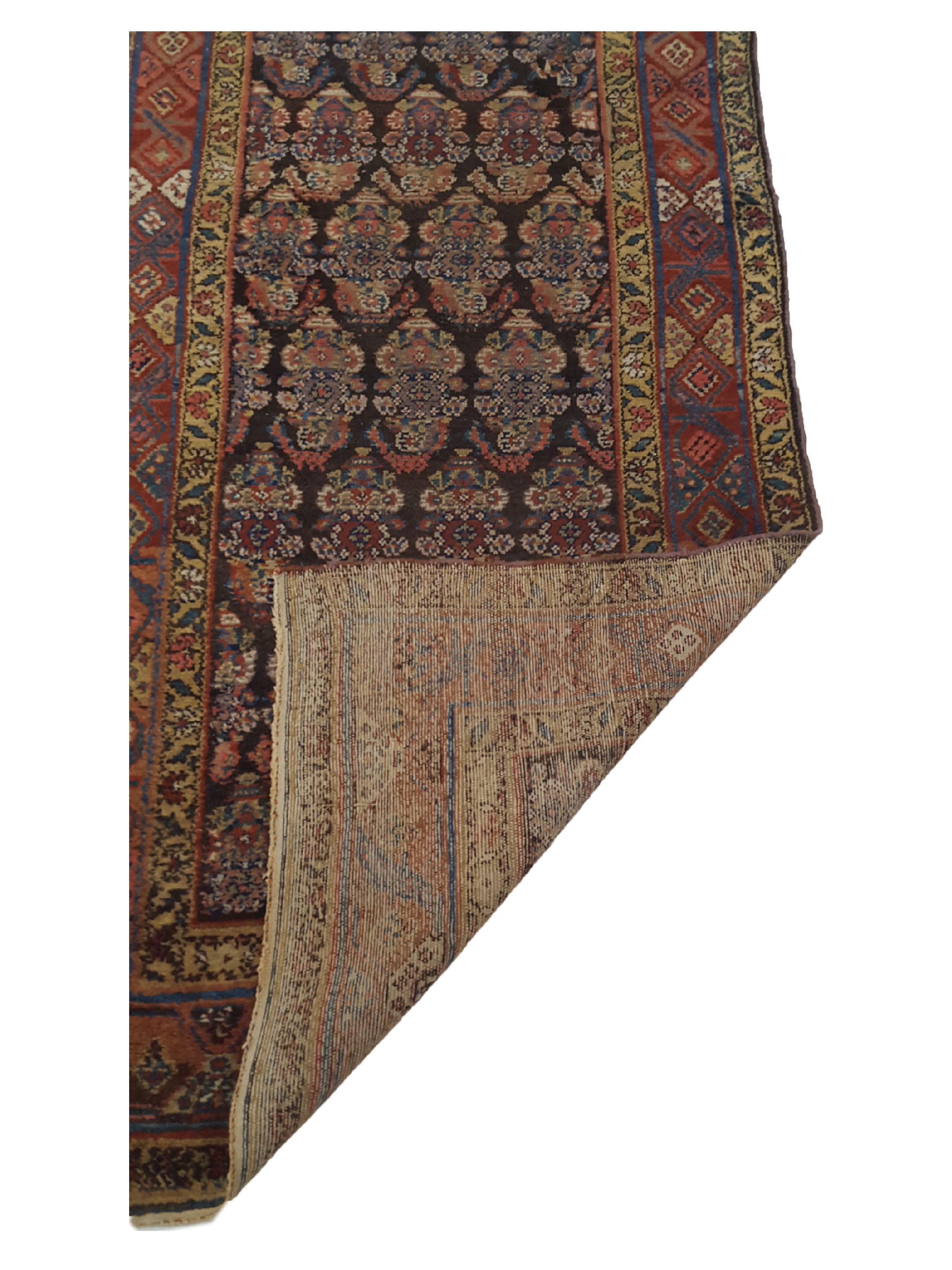 Antique Malayer Indigo 3x12 - Image 3 of 6