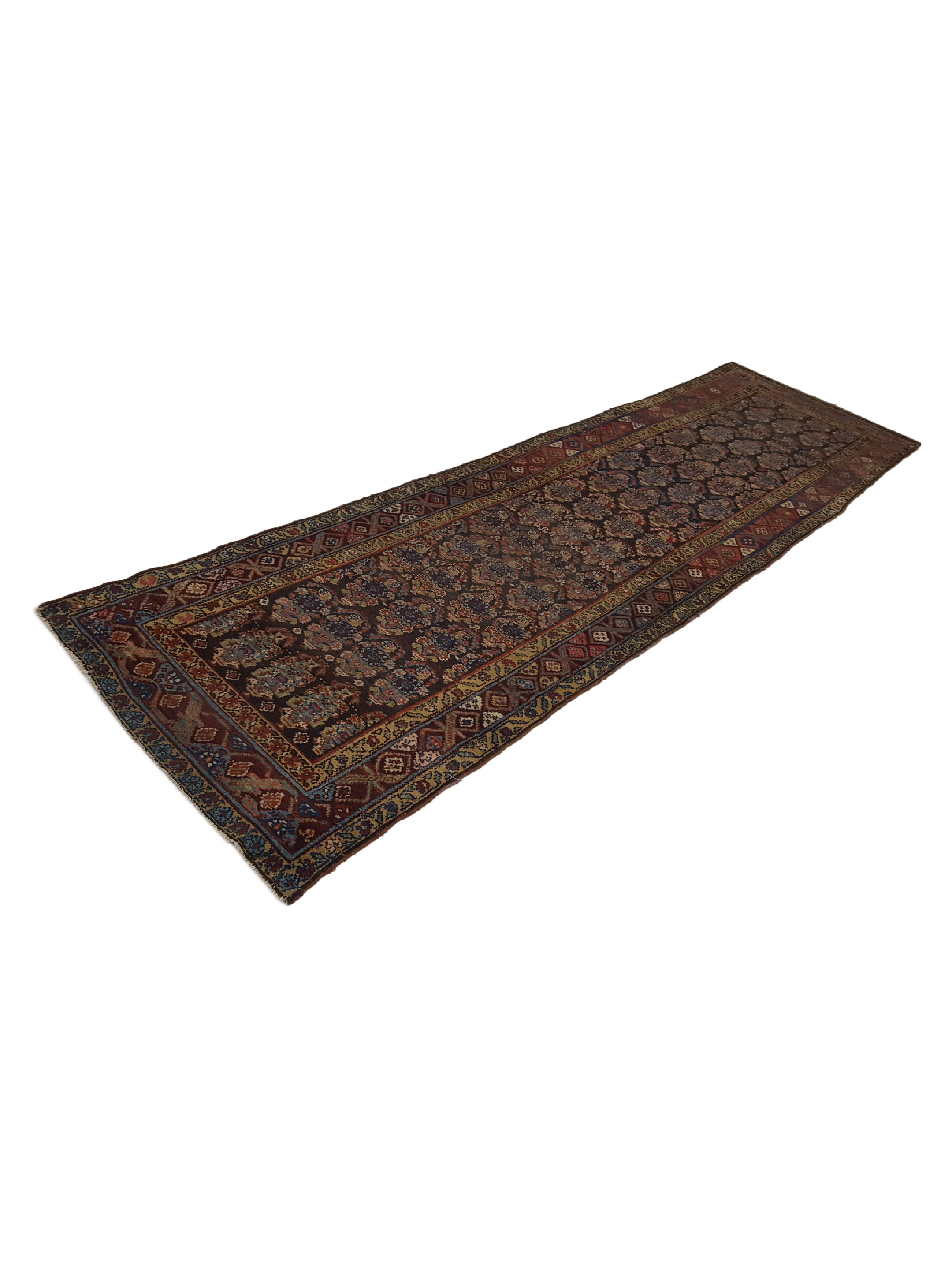 Antique Malayer Indigo 3x12 - Image 6 of 6