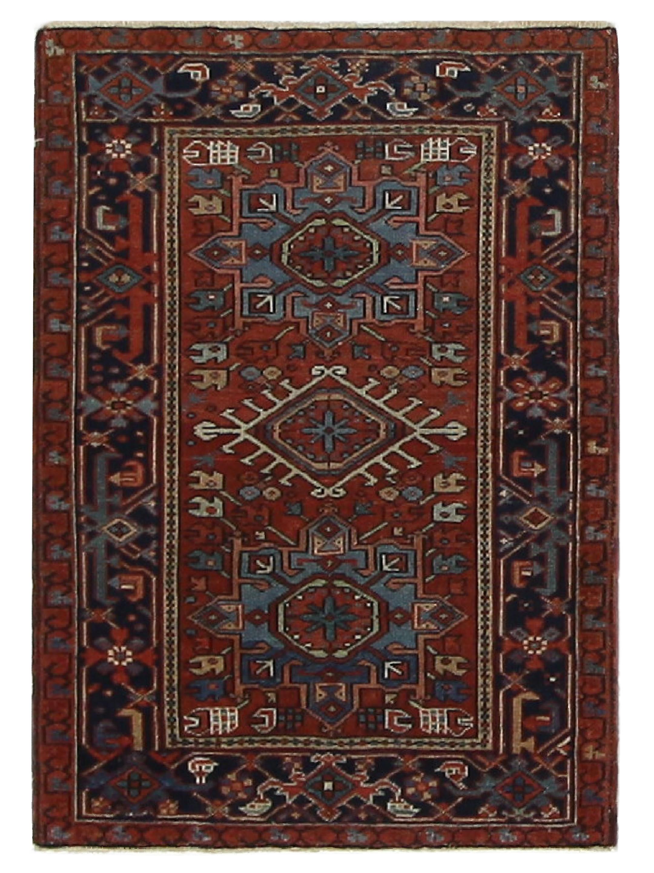 Antique Karajah Rust 3x5