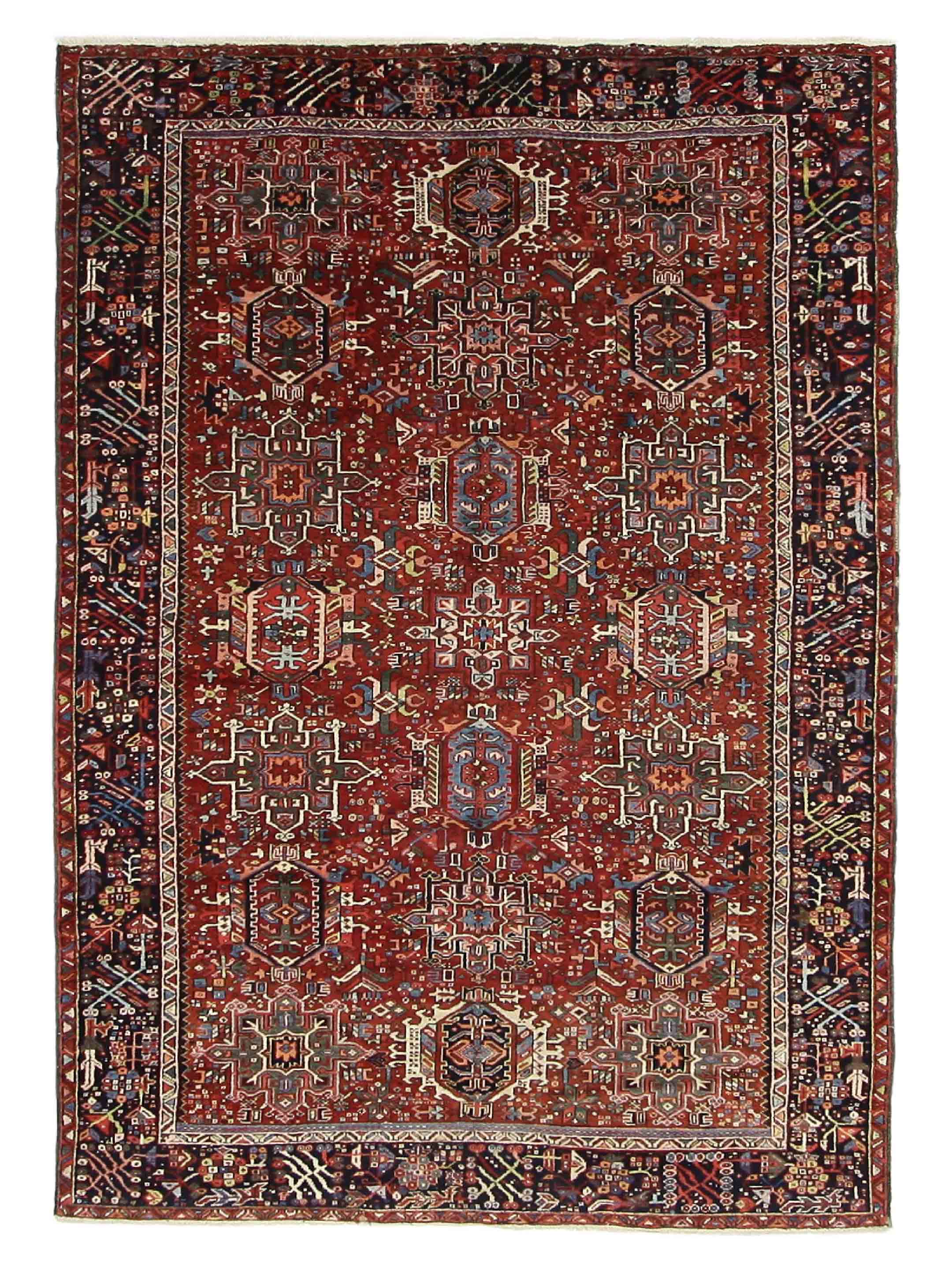 Antique Karajah Rust 7x10