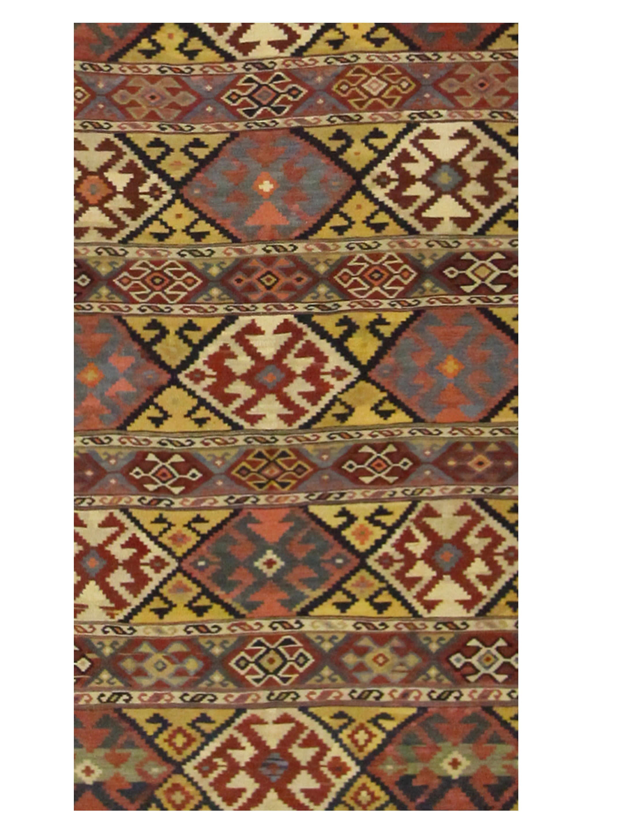 Antique Shirvan Kilim Multi 6x12 - Image 3 of 5