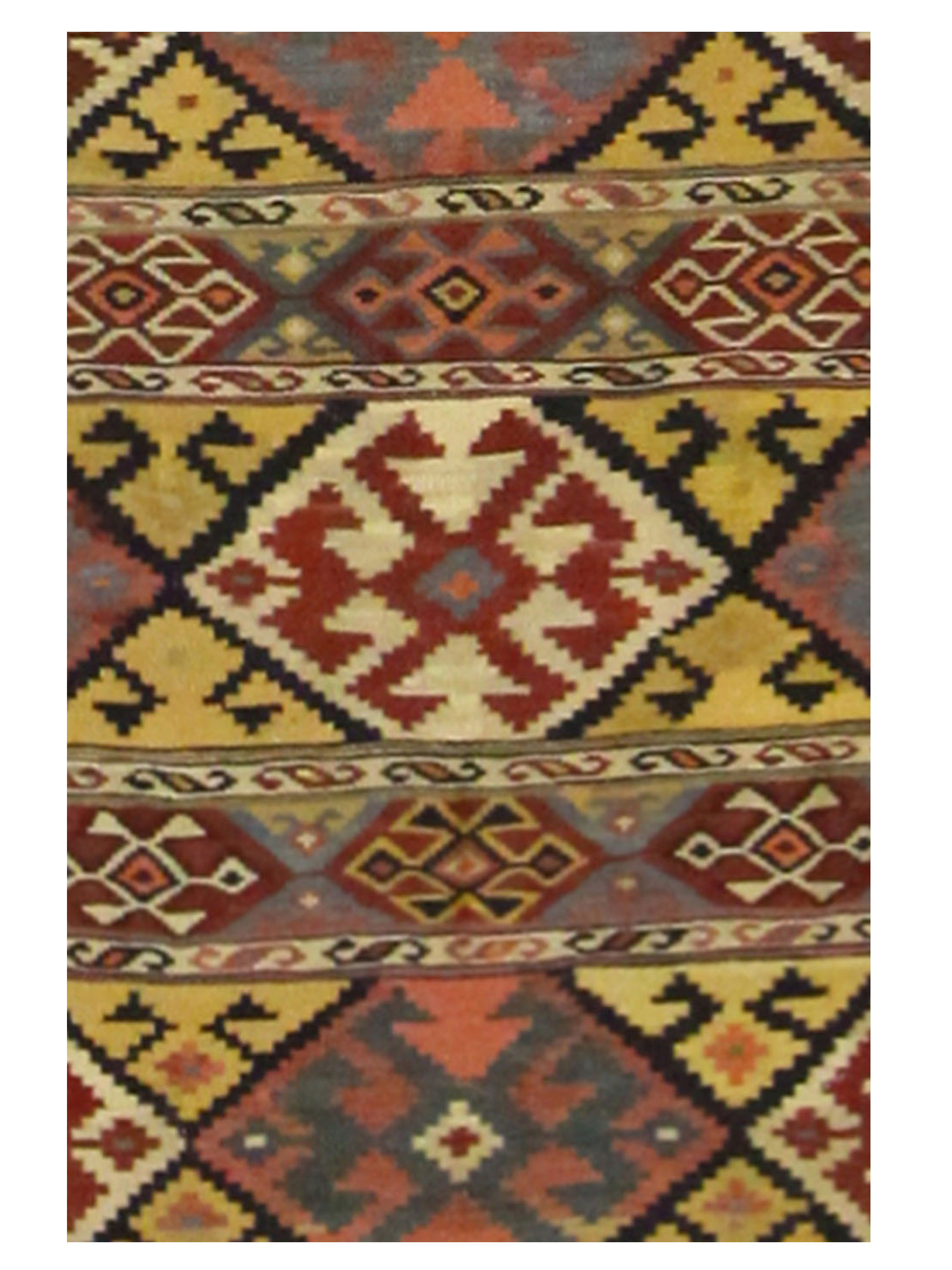 Antique Shirvan Kilim Multi 6x12 - Image 4 of 5
