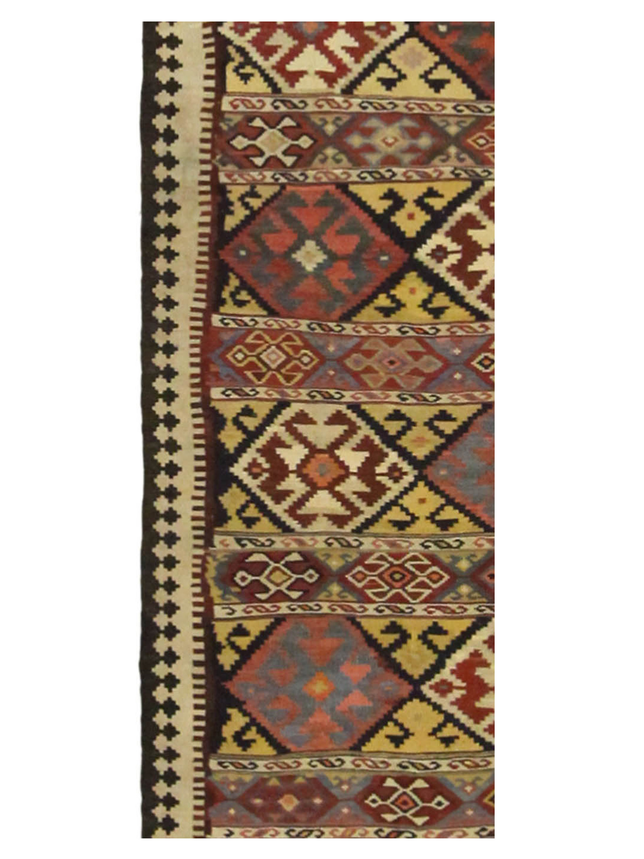 Antique Shirvan Kilim Multi 6x12 - Image 5 of 5