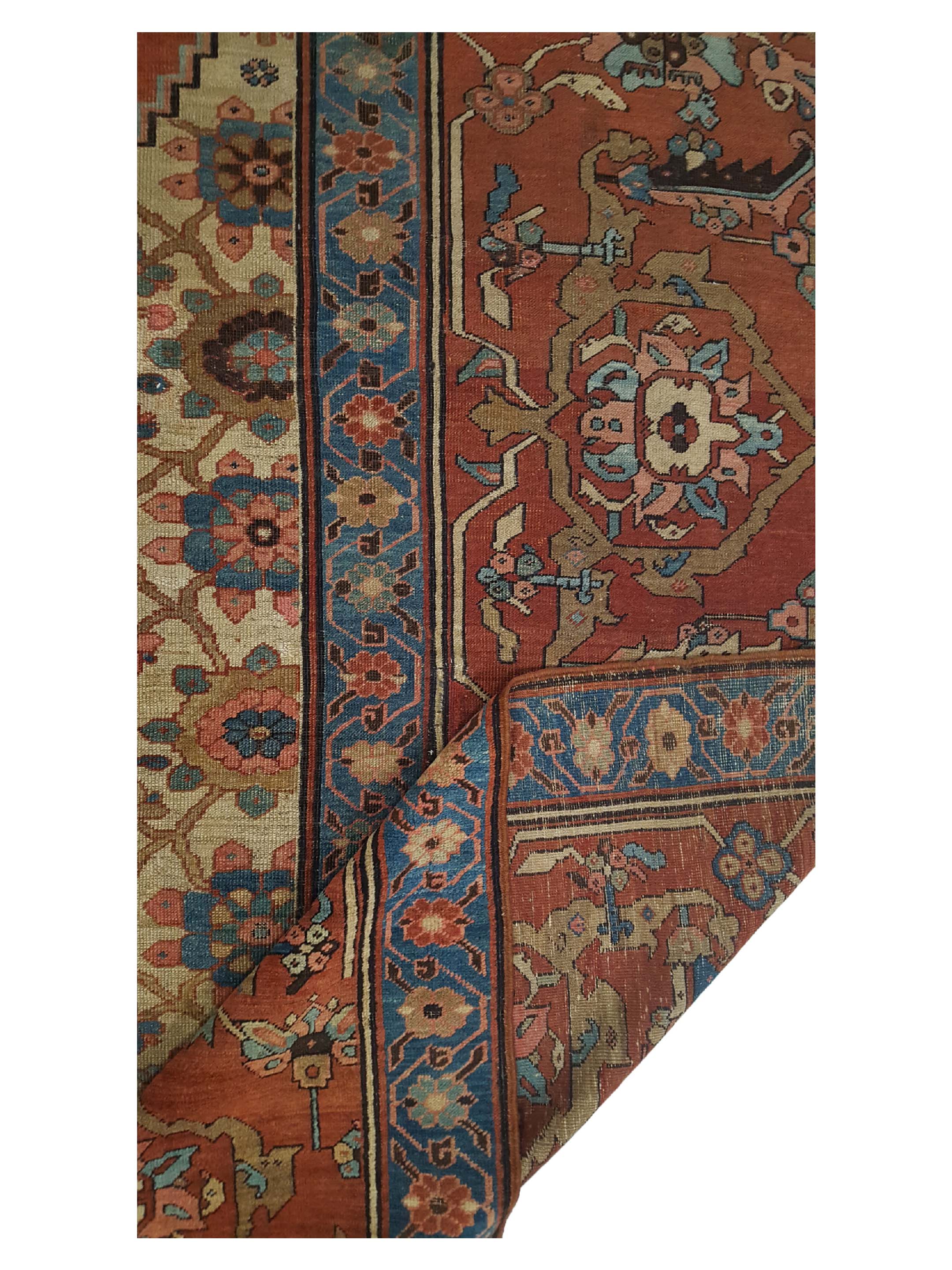 Antique Bakhsheyesh Ivory 12x16 - Image 3 of 6