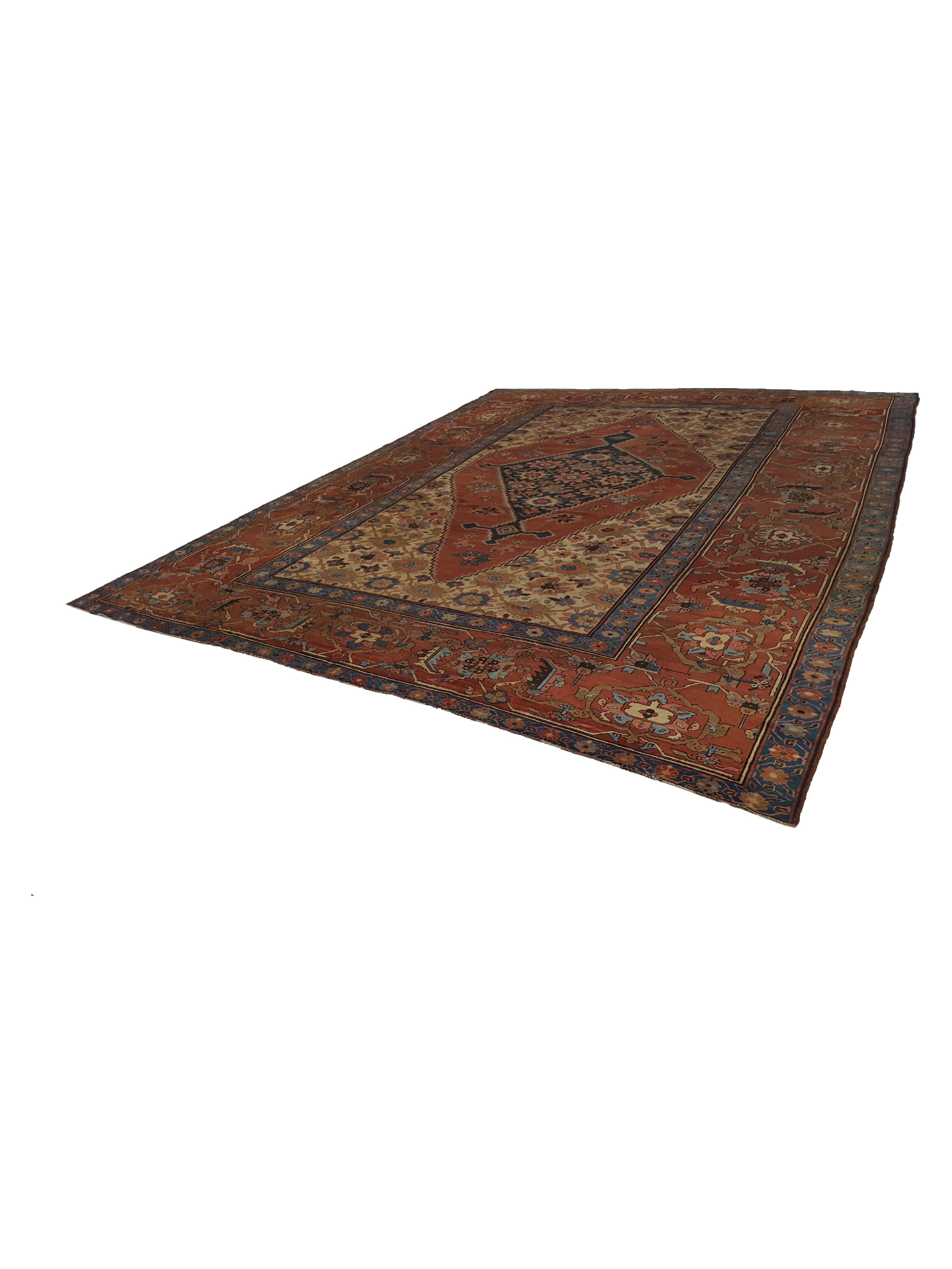 Antique Bakhsheyesh Ivory 12x16 - Image 6 of 6