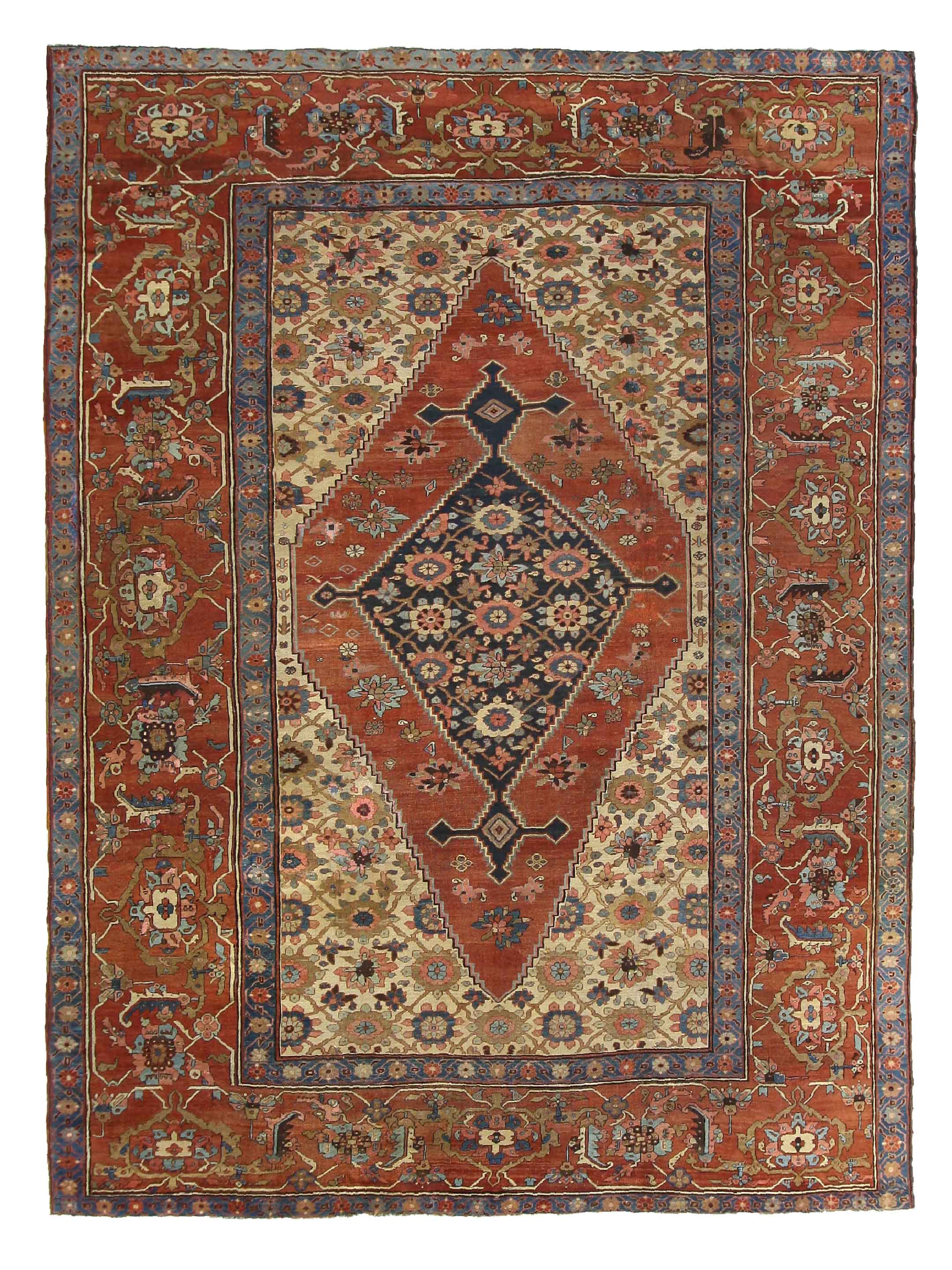 Antique Bakhsheyesh Ivory 12x16