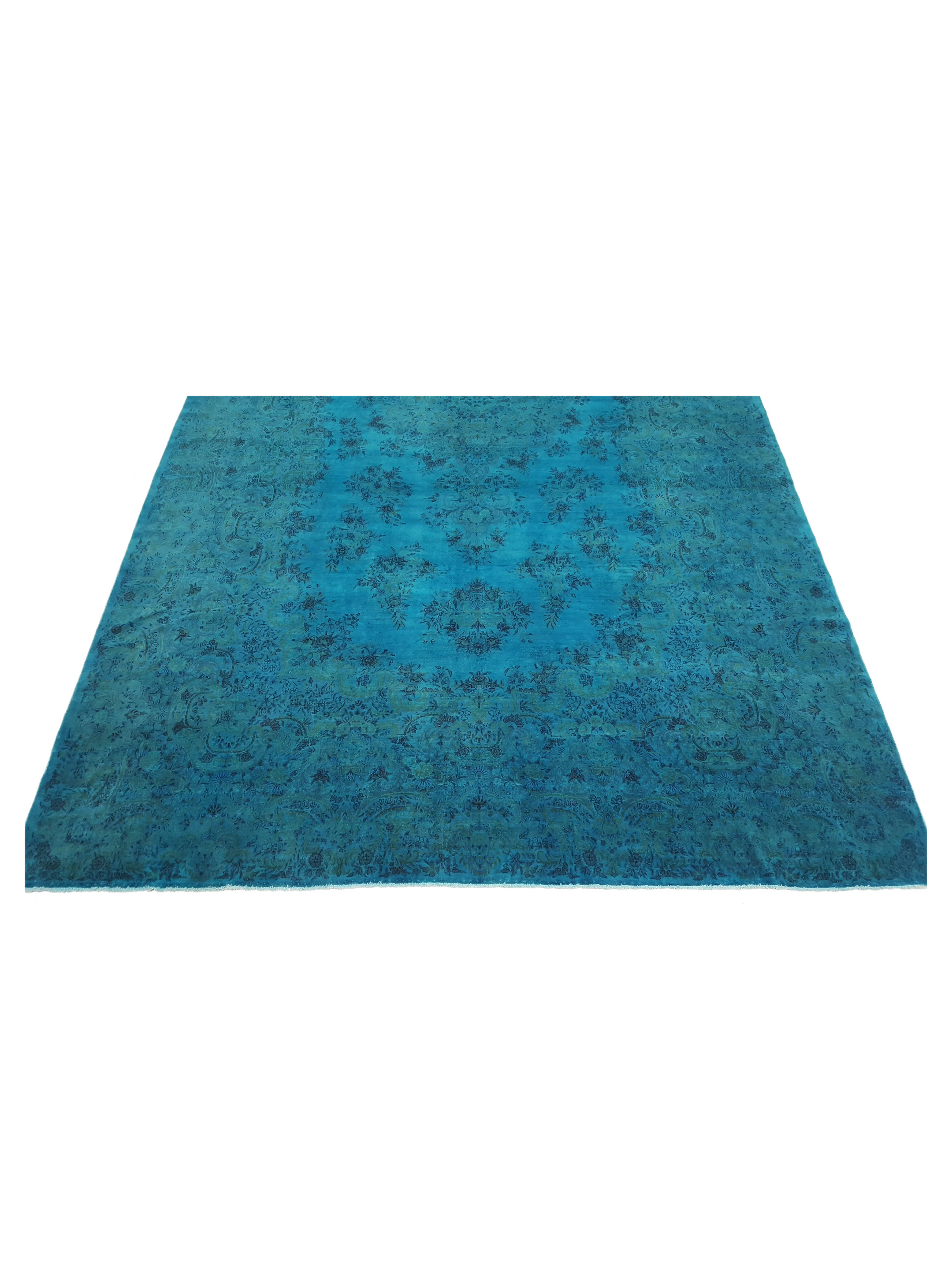 Antique Kerman Turquoise 12x19 - Image 2 of 6