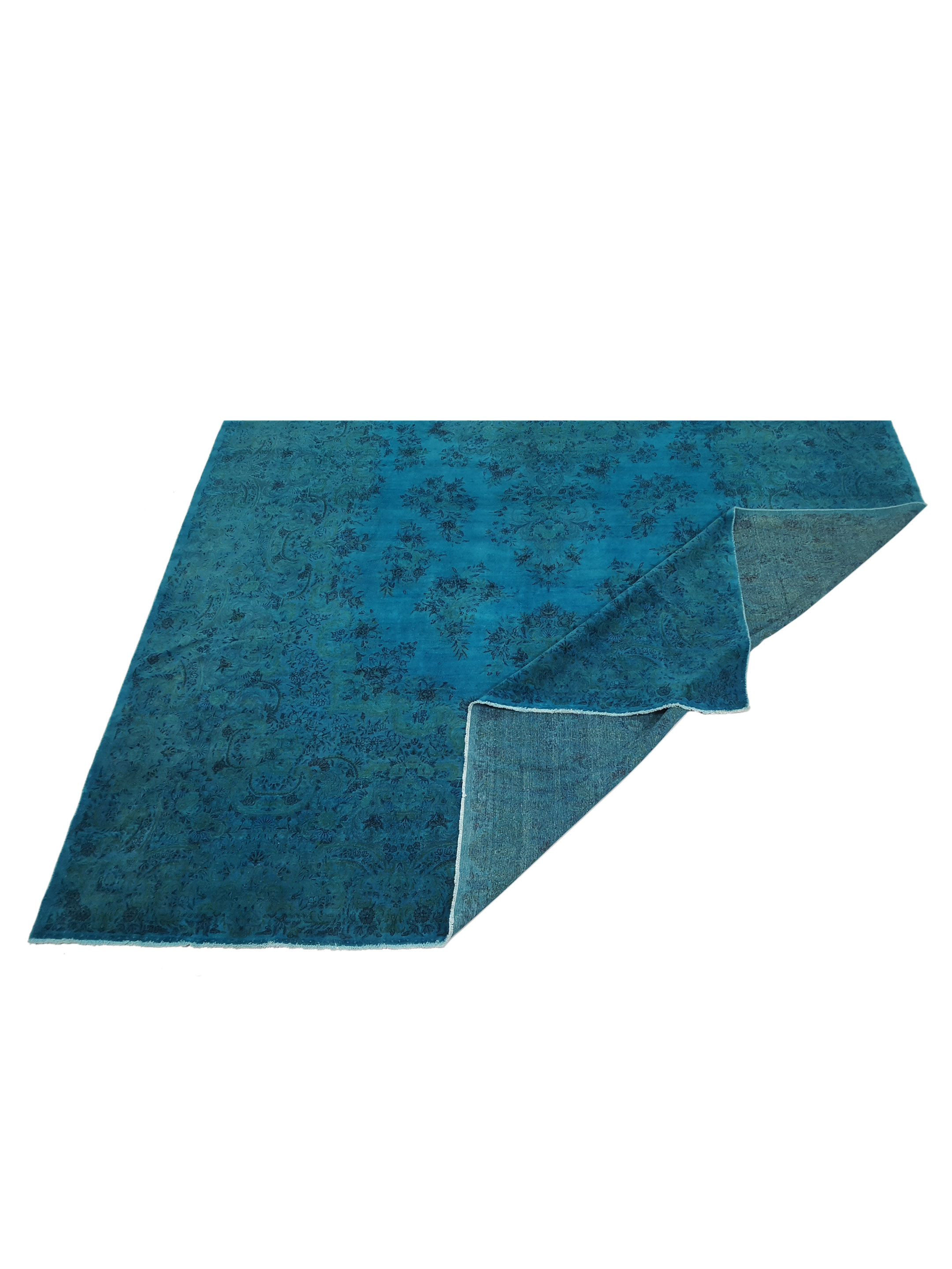 Antique Kerman Turquoise 12x19 - Image 3 of 6
