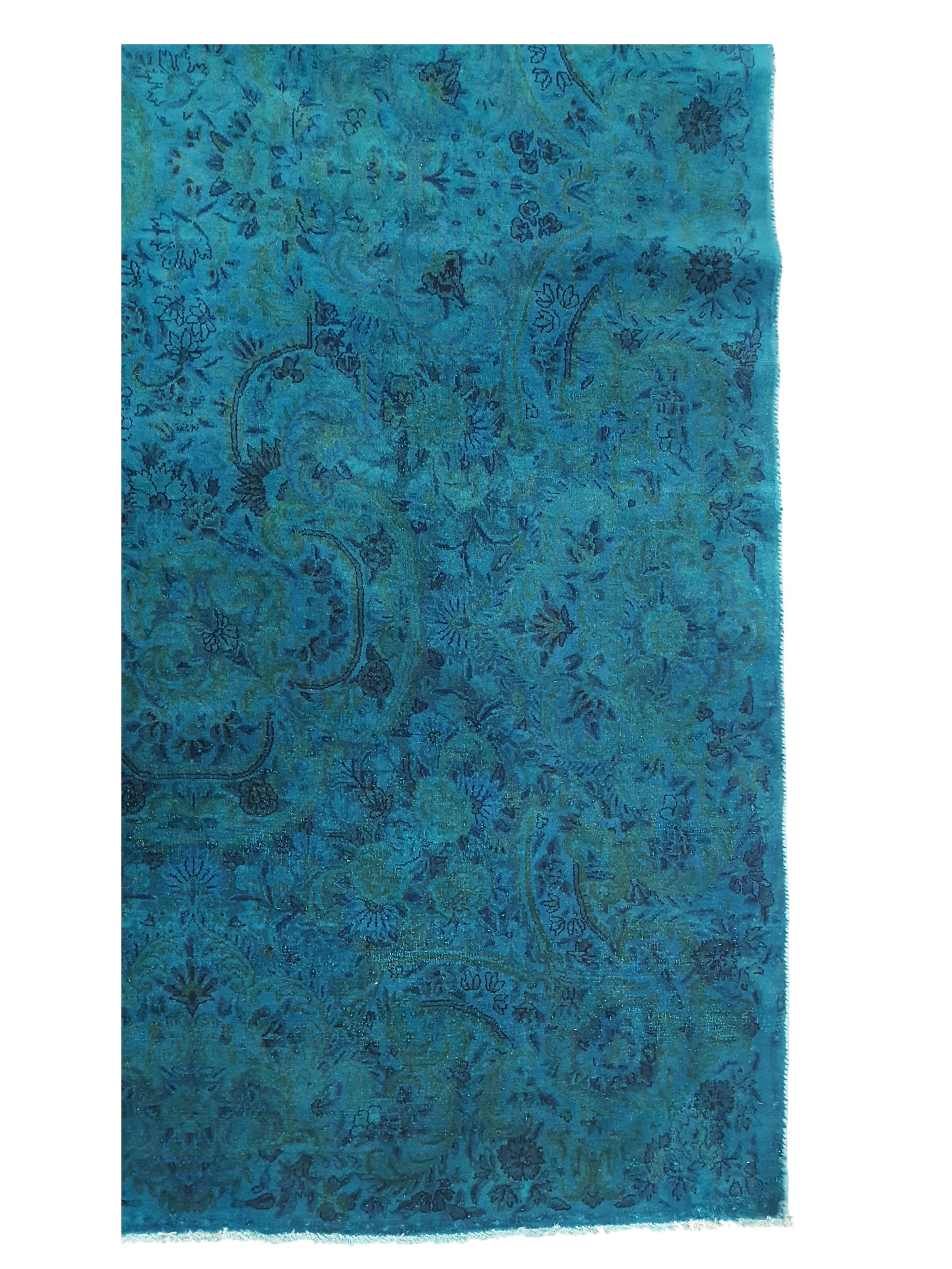 Antique Kerman Turquoise 12x19 - Image 4 of 6