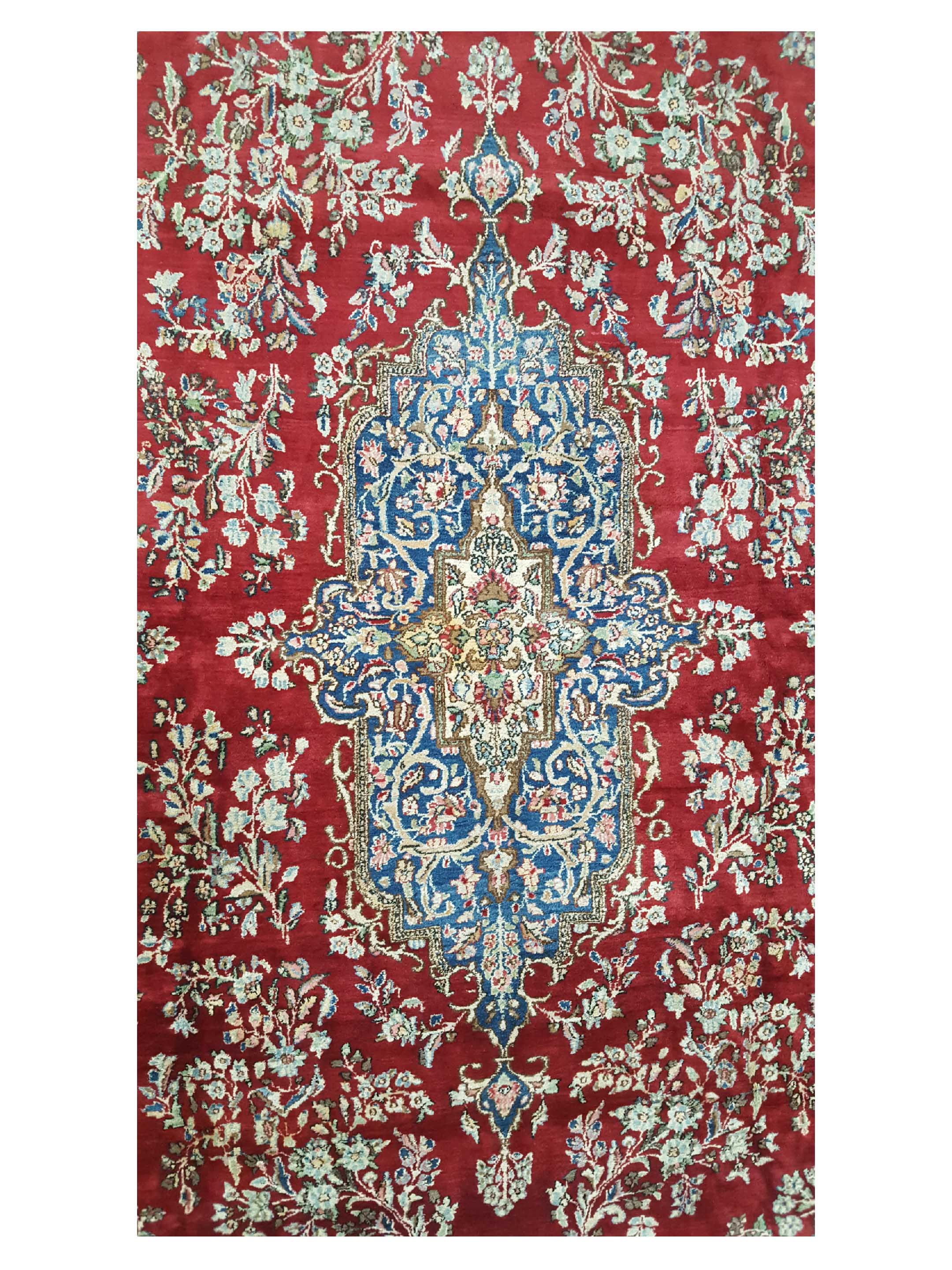 Antique Kerman Rust 9x12 - Image 5 of 6
