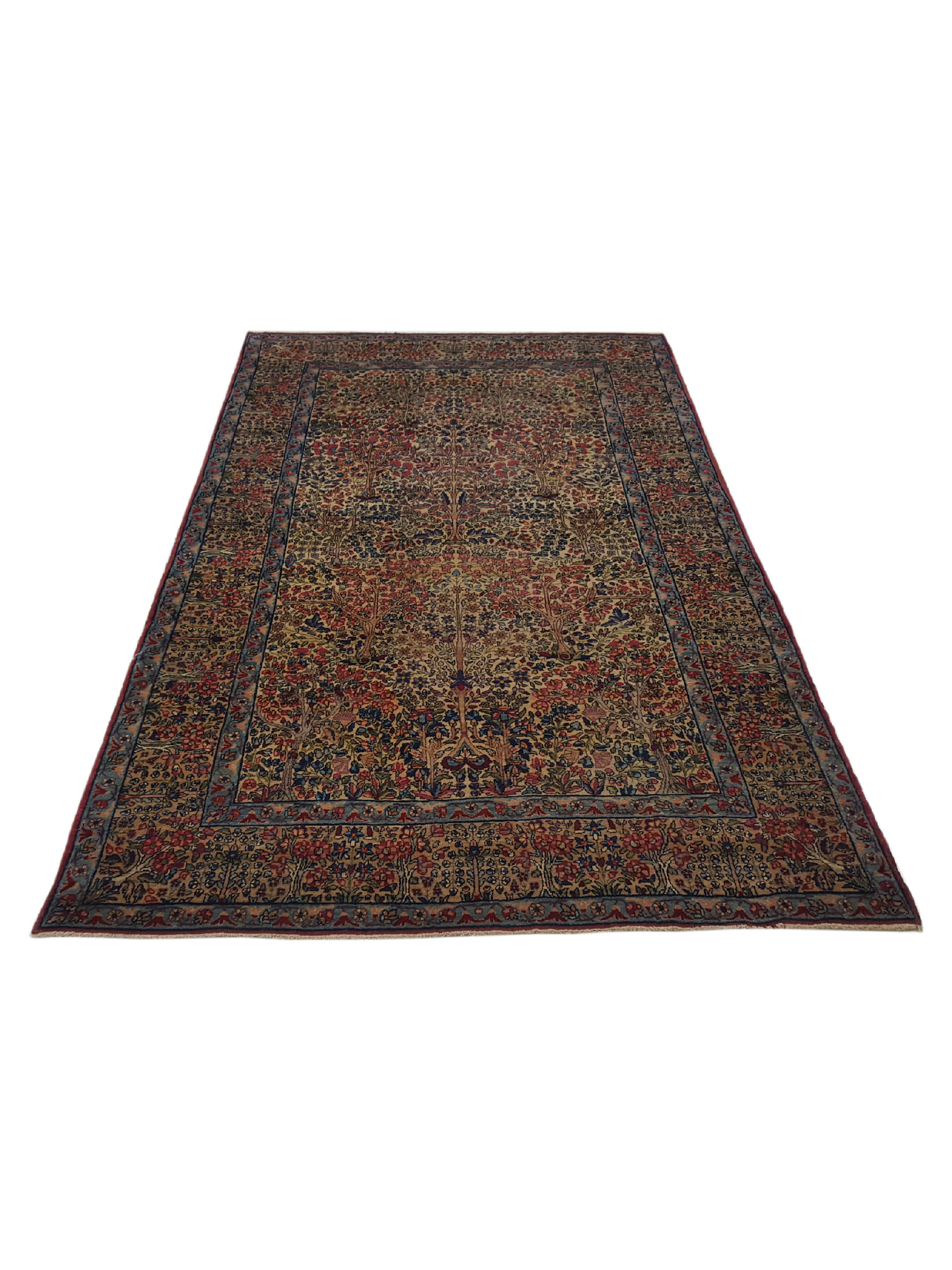 Antique Kerman Ivory 5x8 - Image 2 of 6