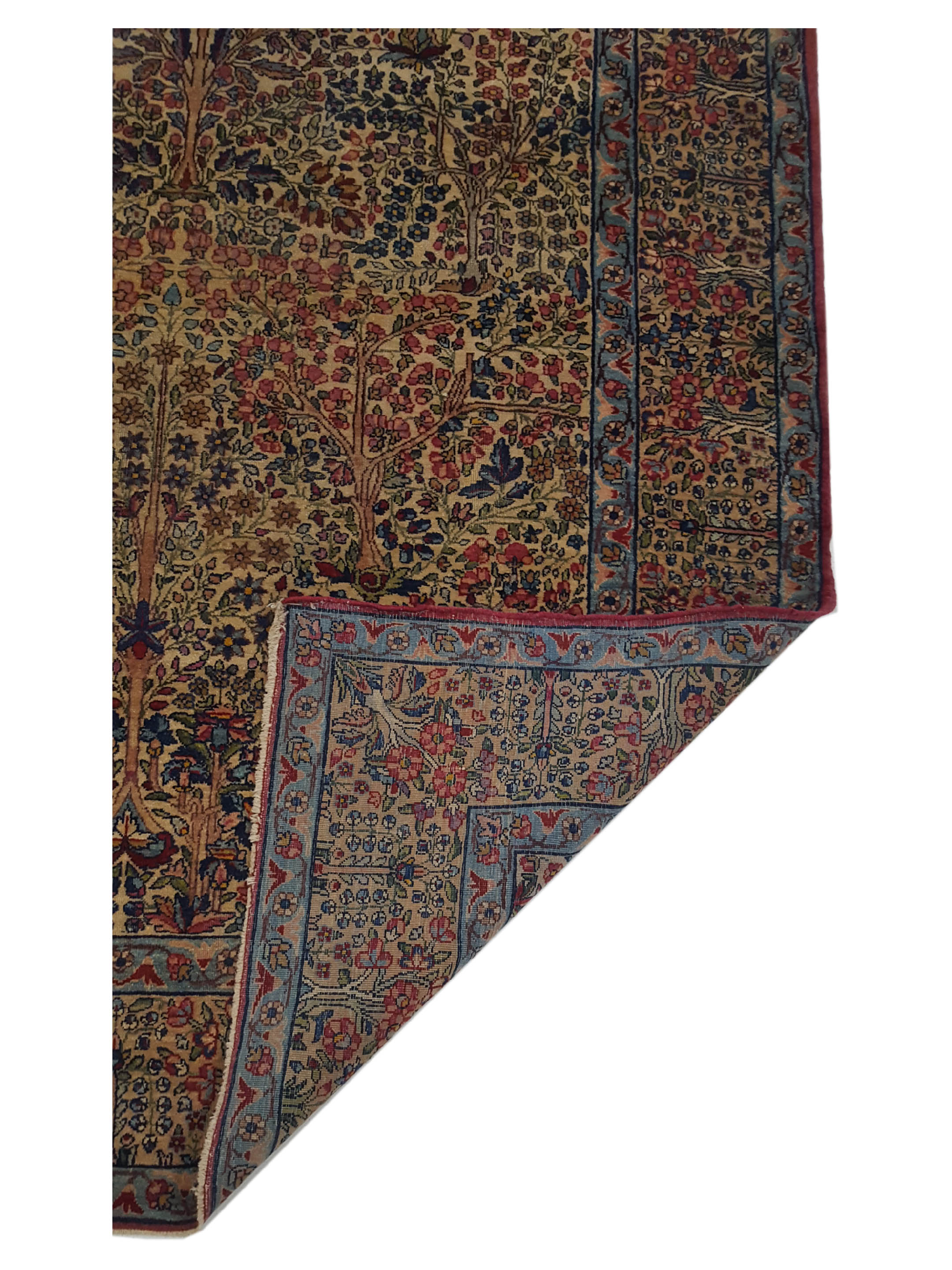 Antique Kerman Ivory 5x8 - Image 3 of 6
