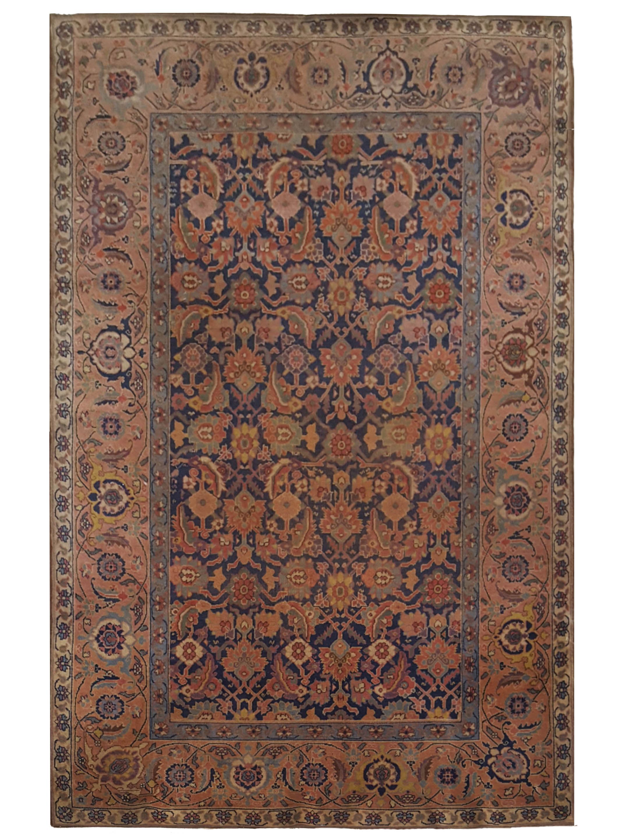 Antique Farahan Indigo 5x9