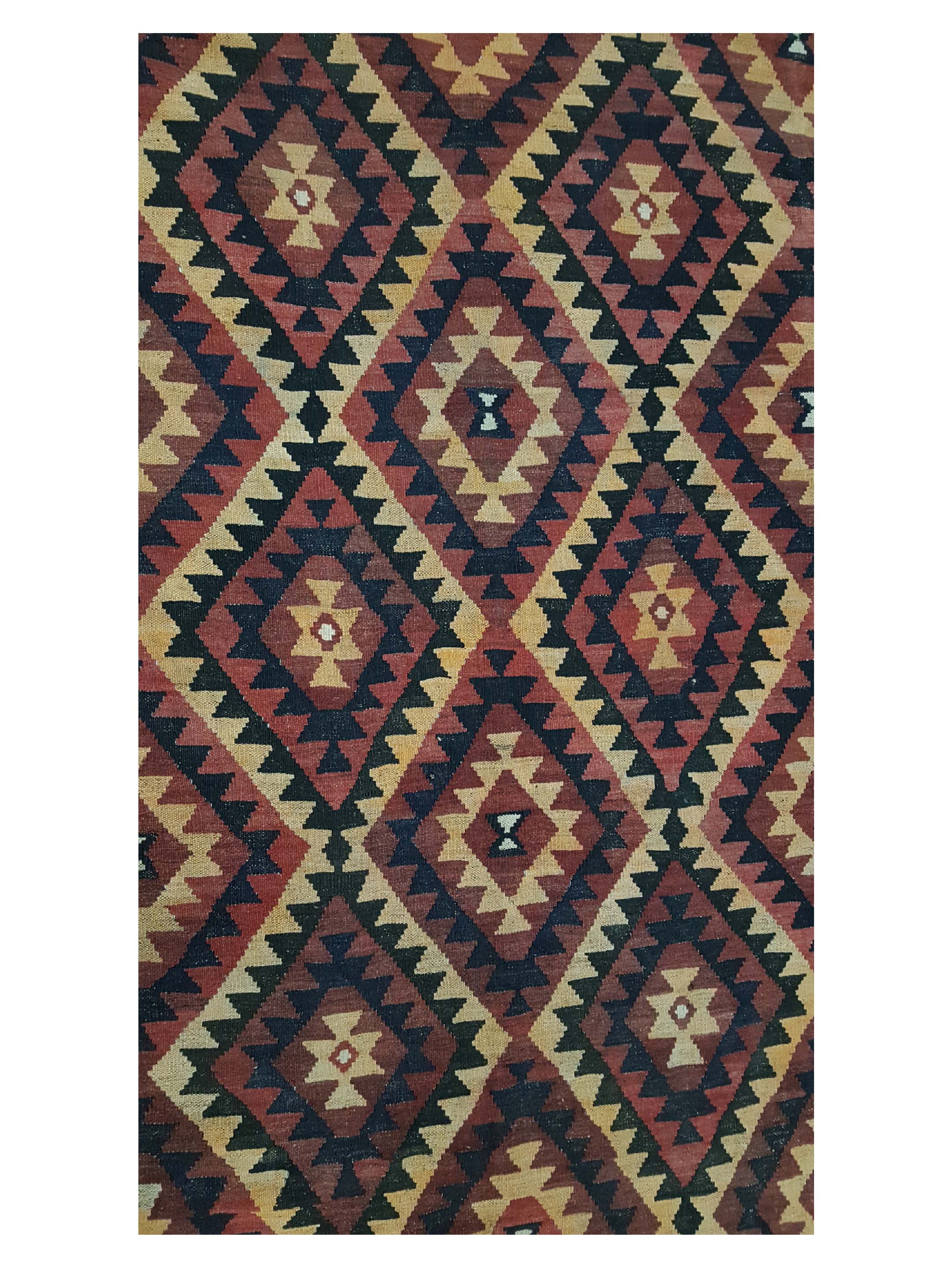 Kilim Hand Woven Rust 10x15 - Image 5 of 6