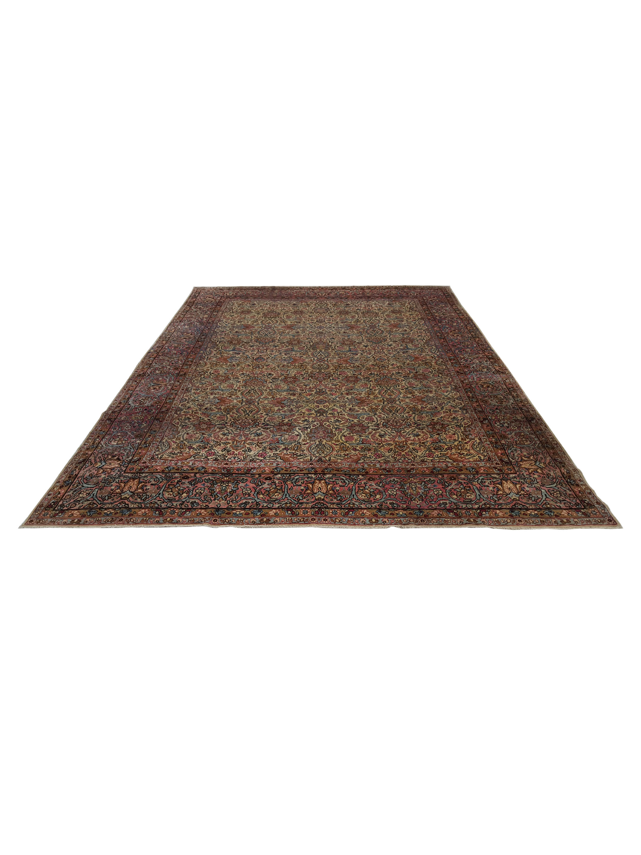Antique Kerman Rust 9x12 - Image 2 of 8