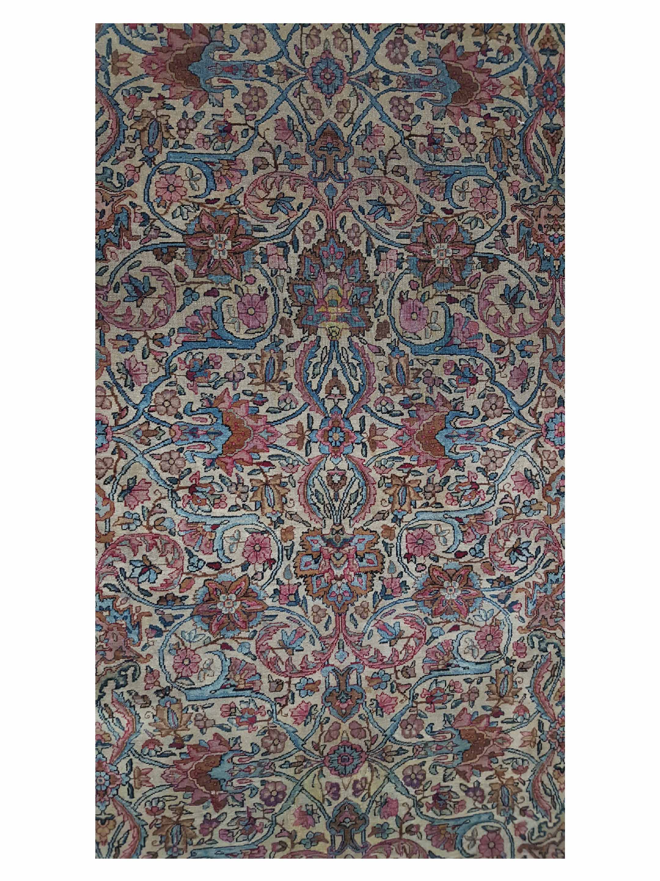 Antique Kerman Rust 9x12 - Image 5 of 8