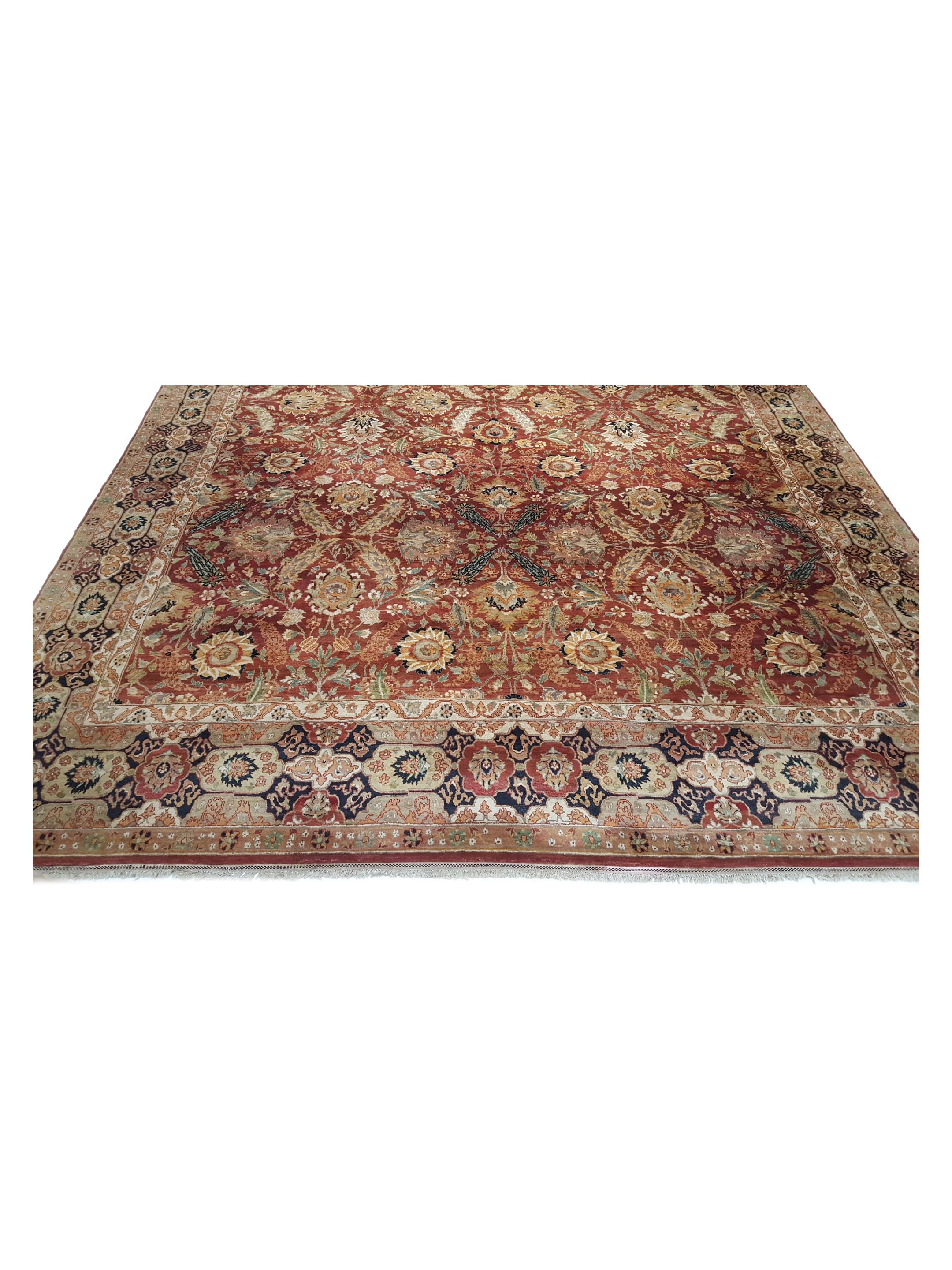 Antique Kerman Rust 9x12 - Image 7 of 8