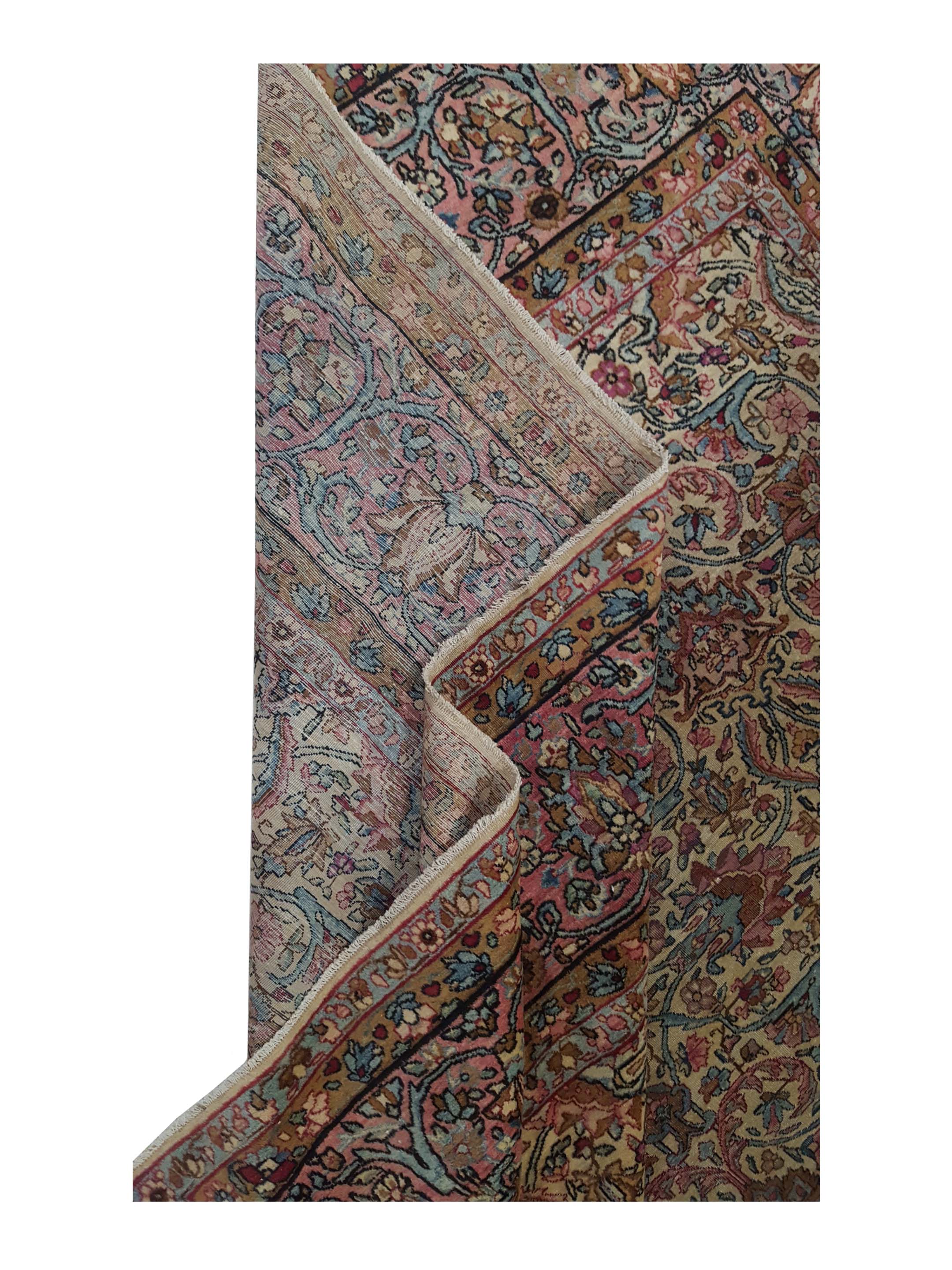 Antique Kerman Rust 9x12 - Image 8 of 8