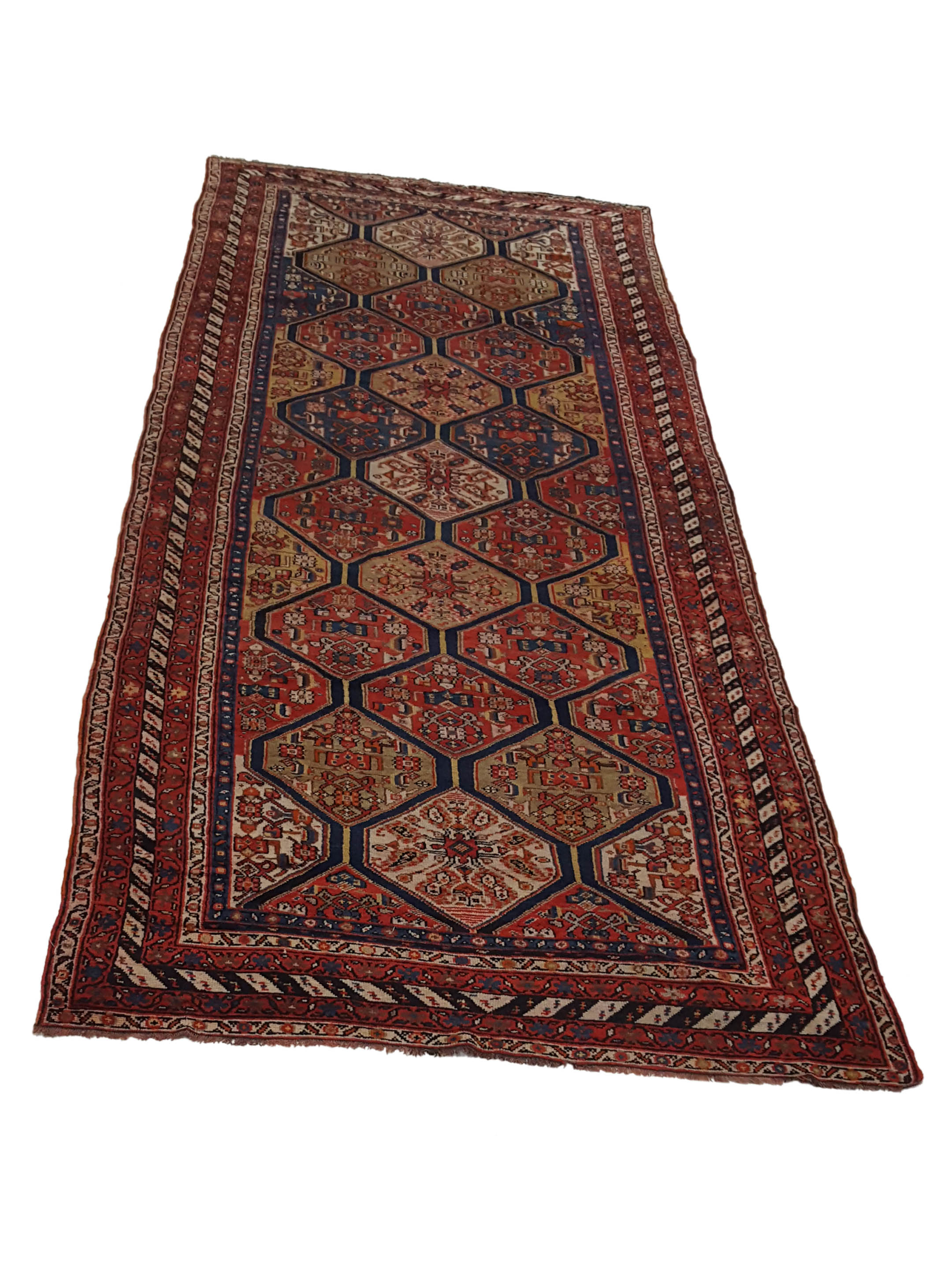 Antique Kurd Multi 5x14 - Image 2 of 6