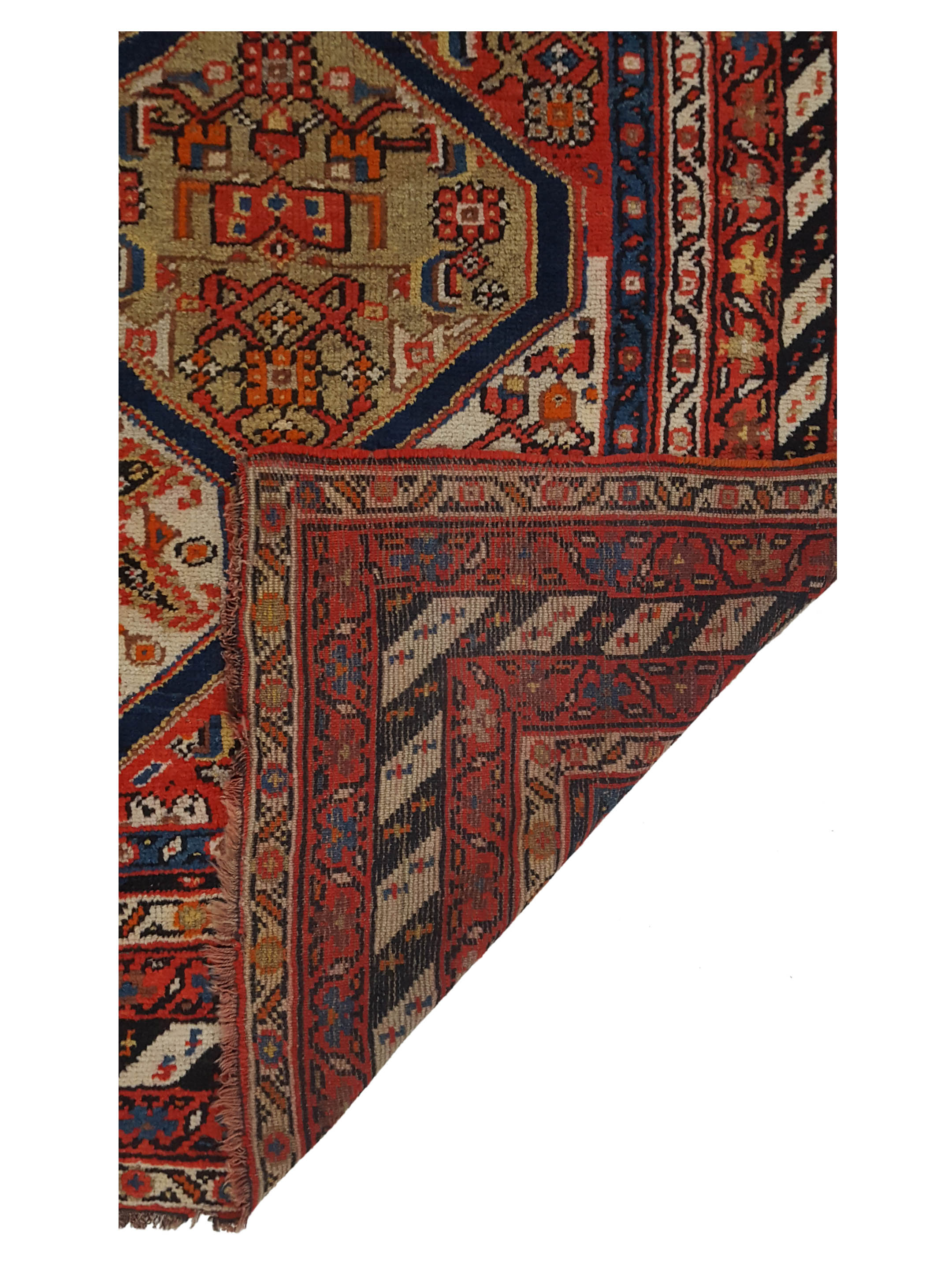 Antique Kurd Multi 5x14 - Image 3 of 6