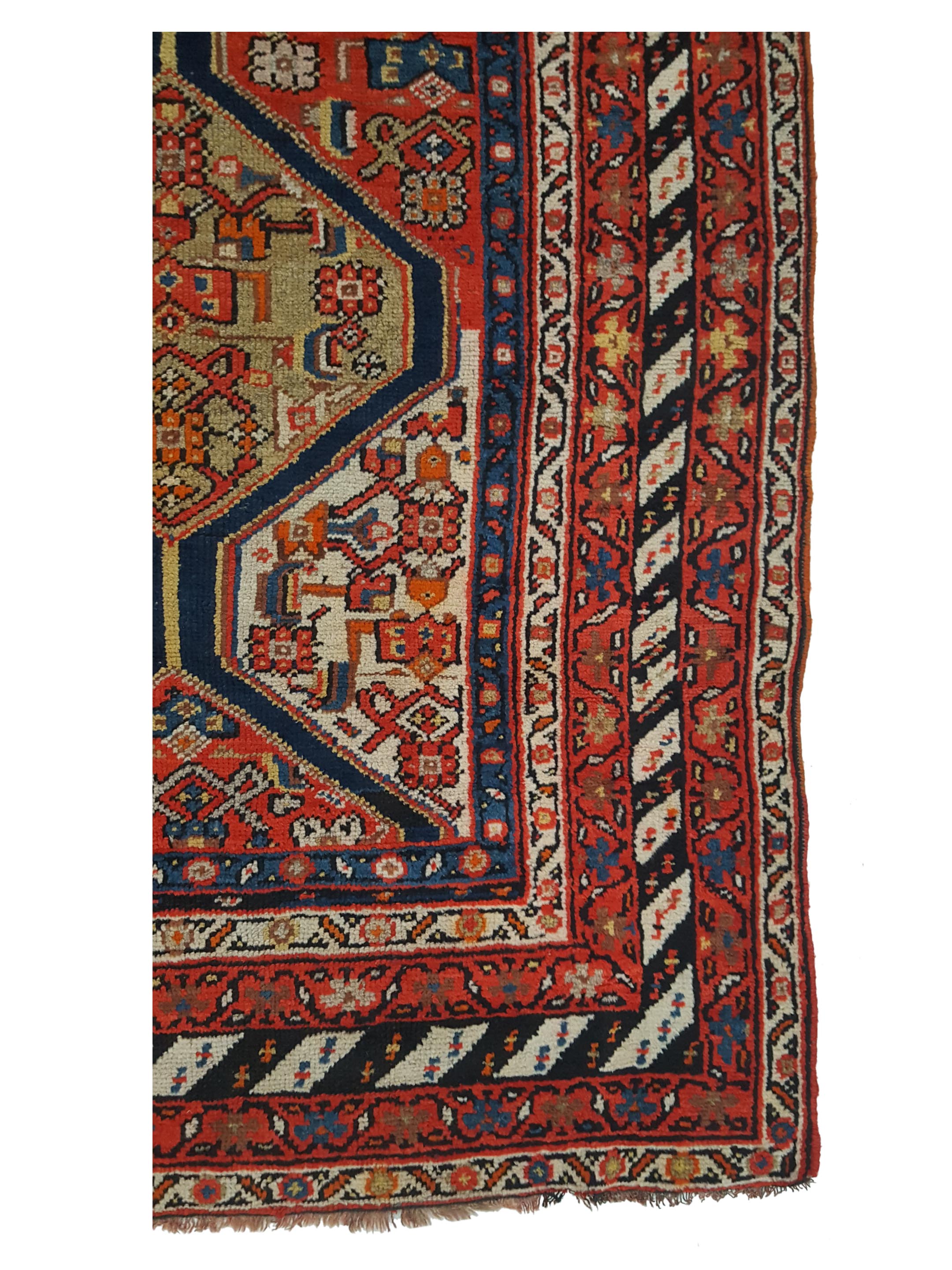 Antique Kurd Multi 5x14 - Image 4 of 6