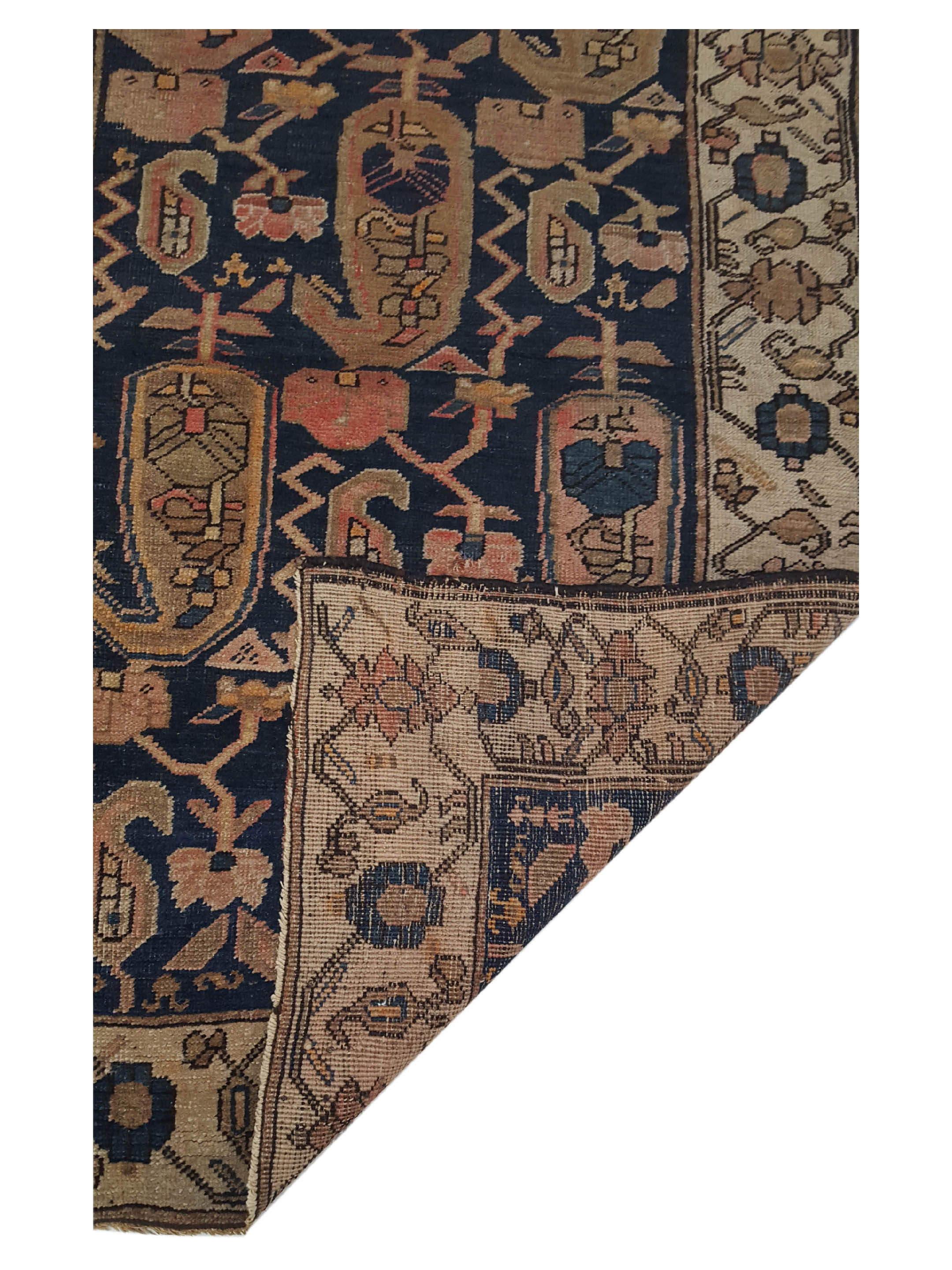 Antique Kurdish Beige 3x5 - Image 3 of 6