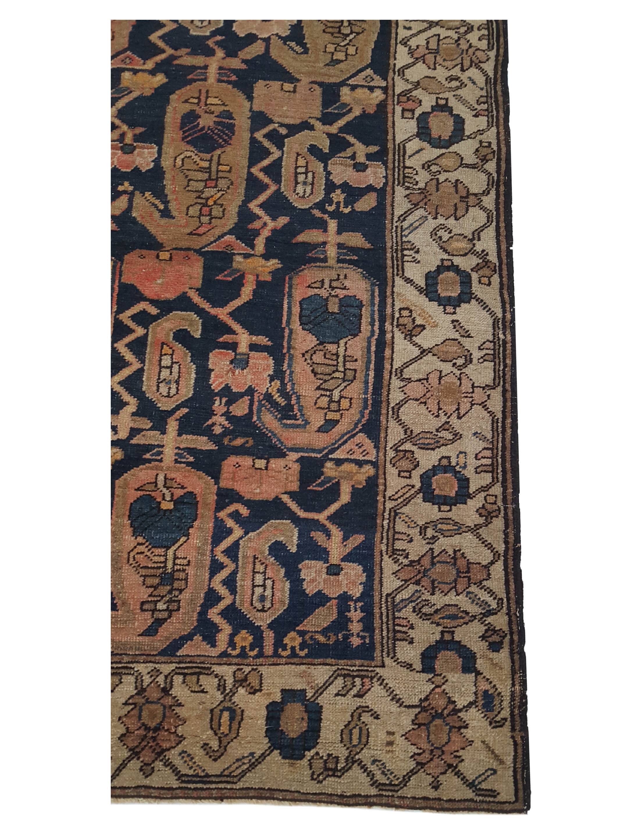 Antique Kurdish Beige 3x5 - Image 4 of 6
