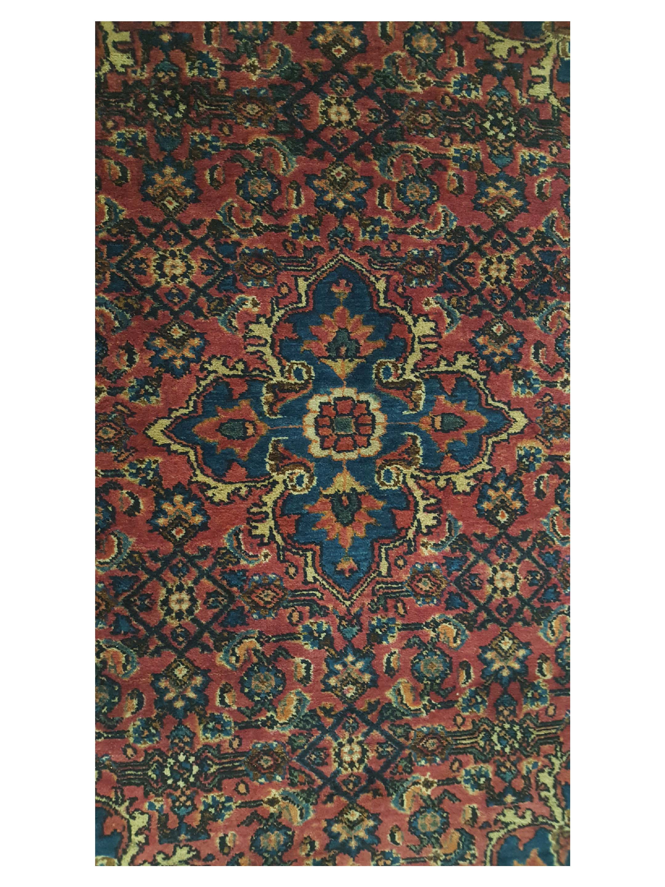 Antique Malayer Mauve 3x5 - Image 5 of 6