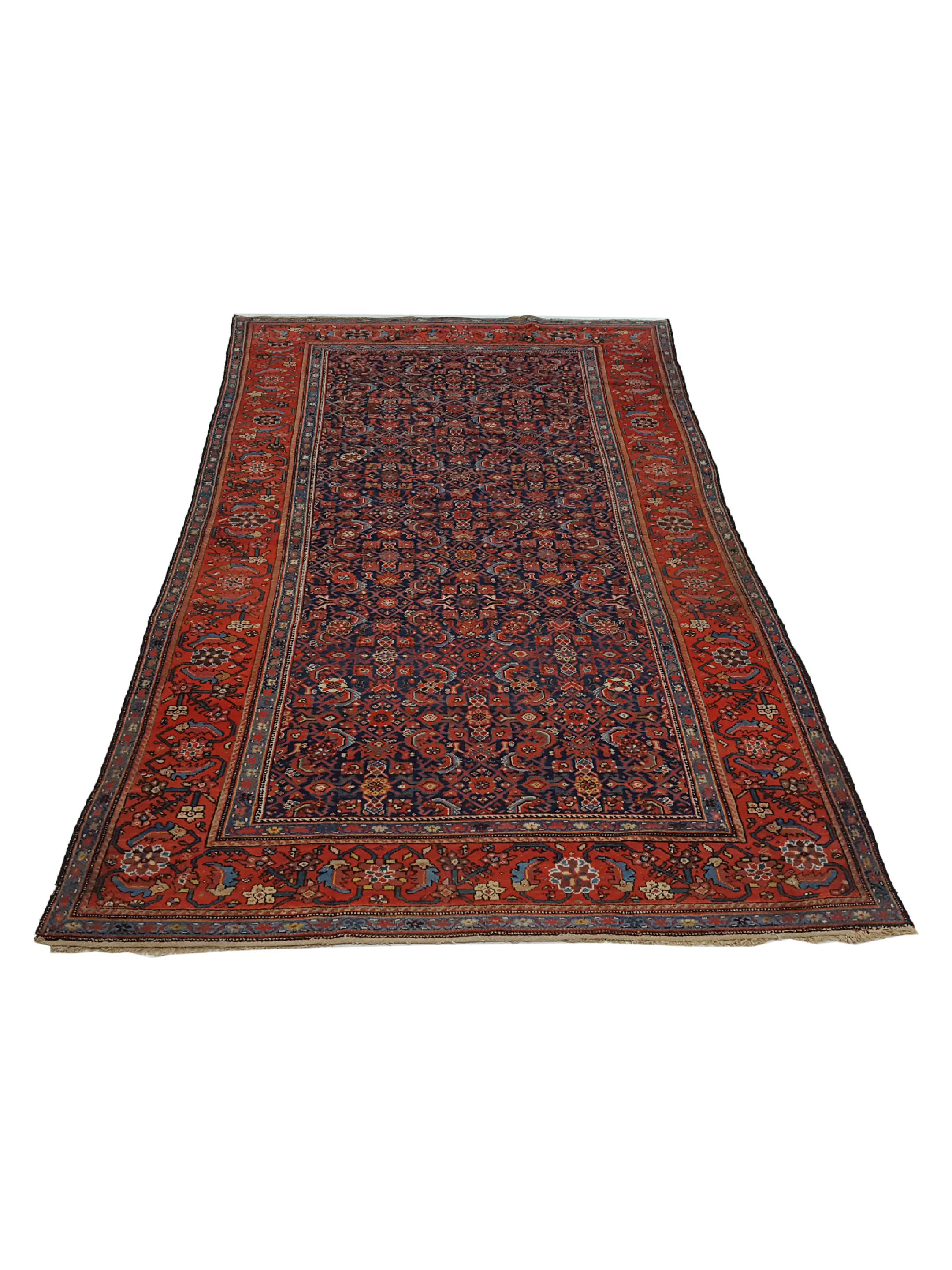 Antique Malayer Indigo 6x13 - Image 2 of 6