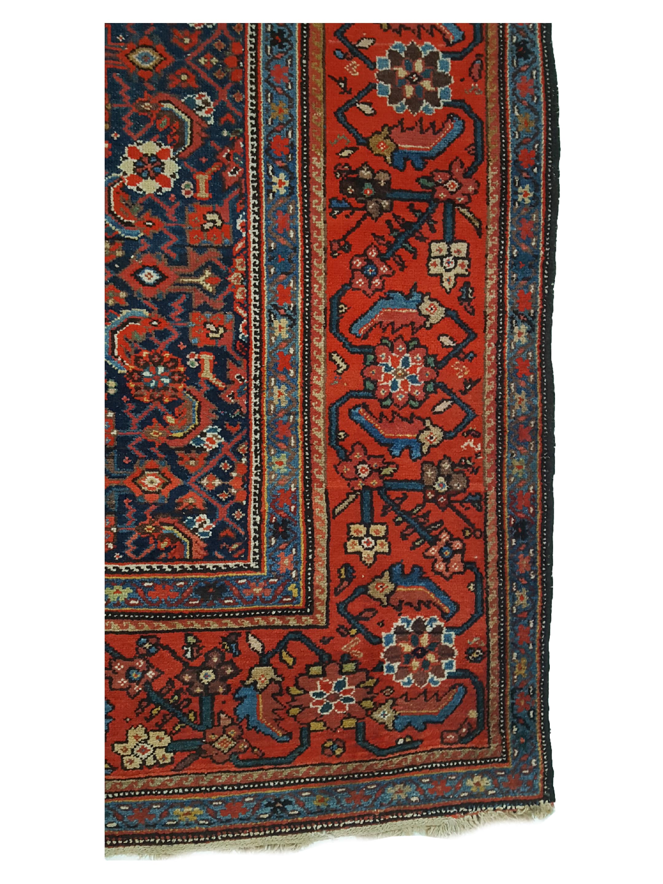 Antique Malayer Indigo 6x13 - Image 4 of 6