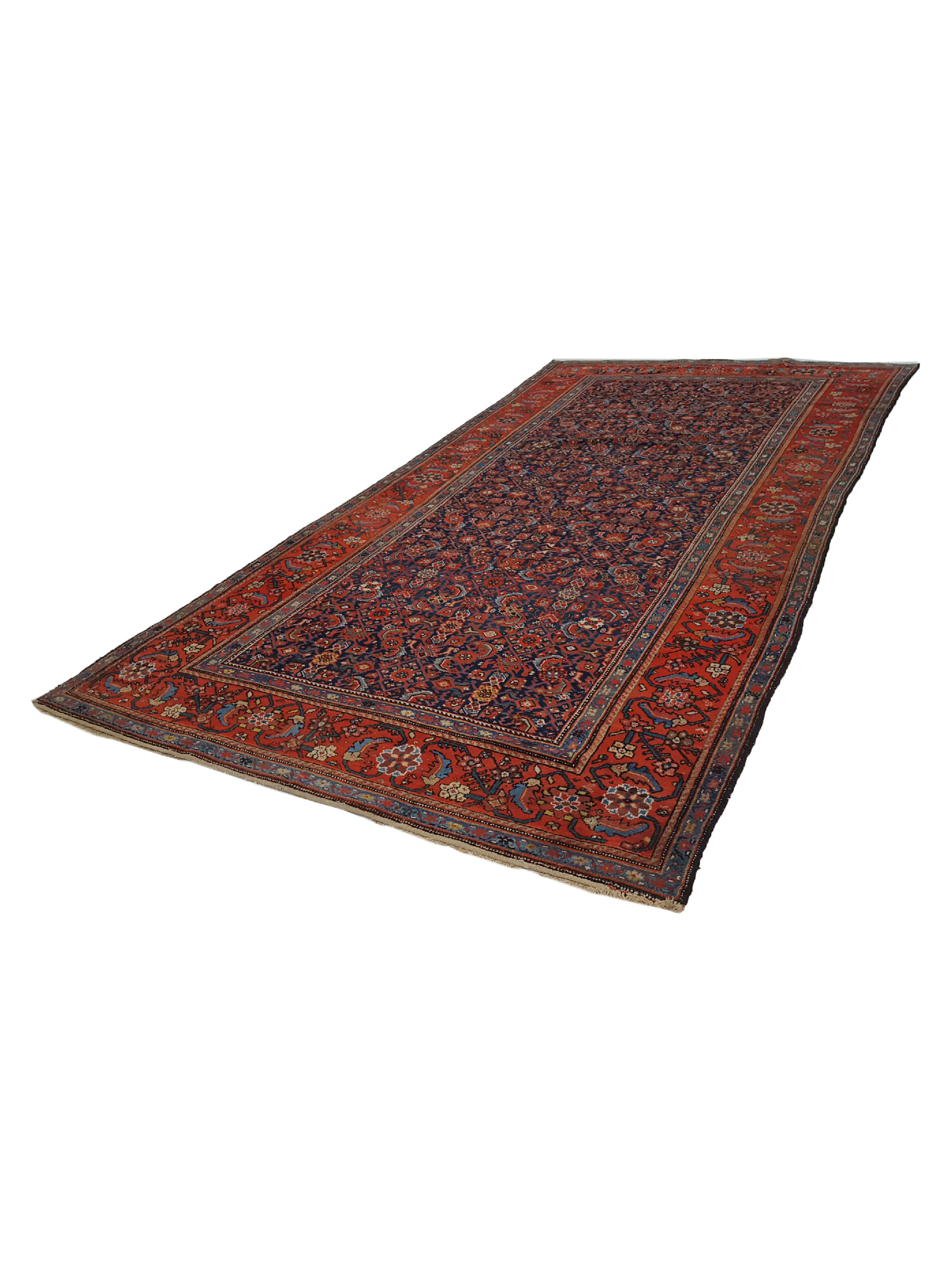 Antique Malayer Indigo 6x13 - Image 6 of 6
