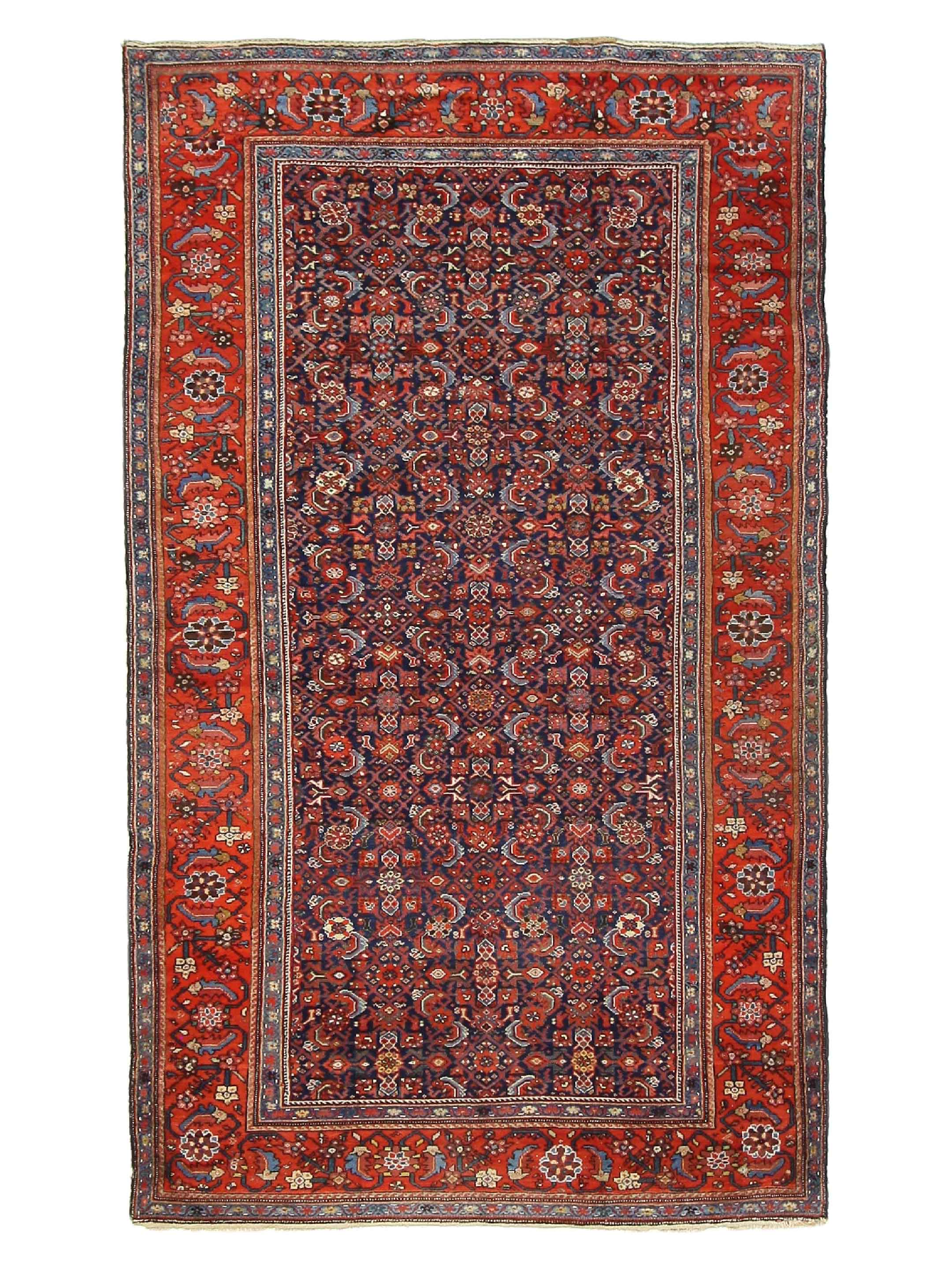 Antique Malayer Indigo 6x13