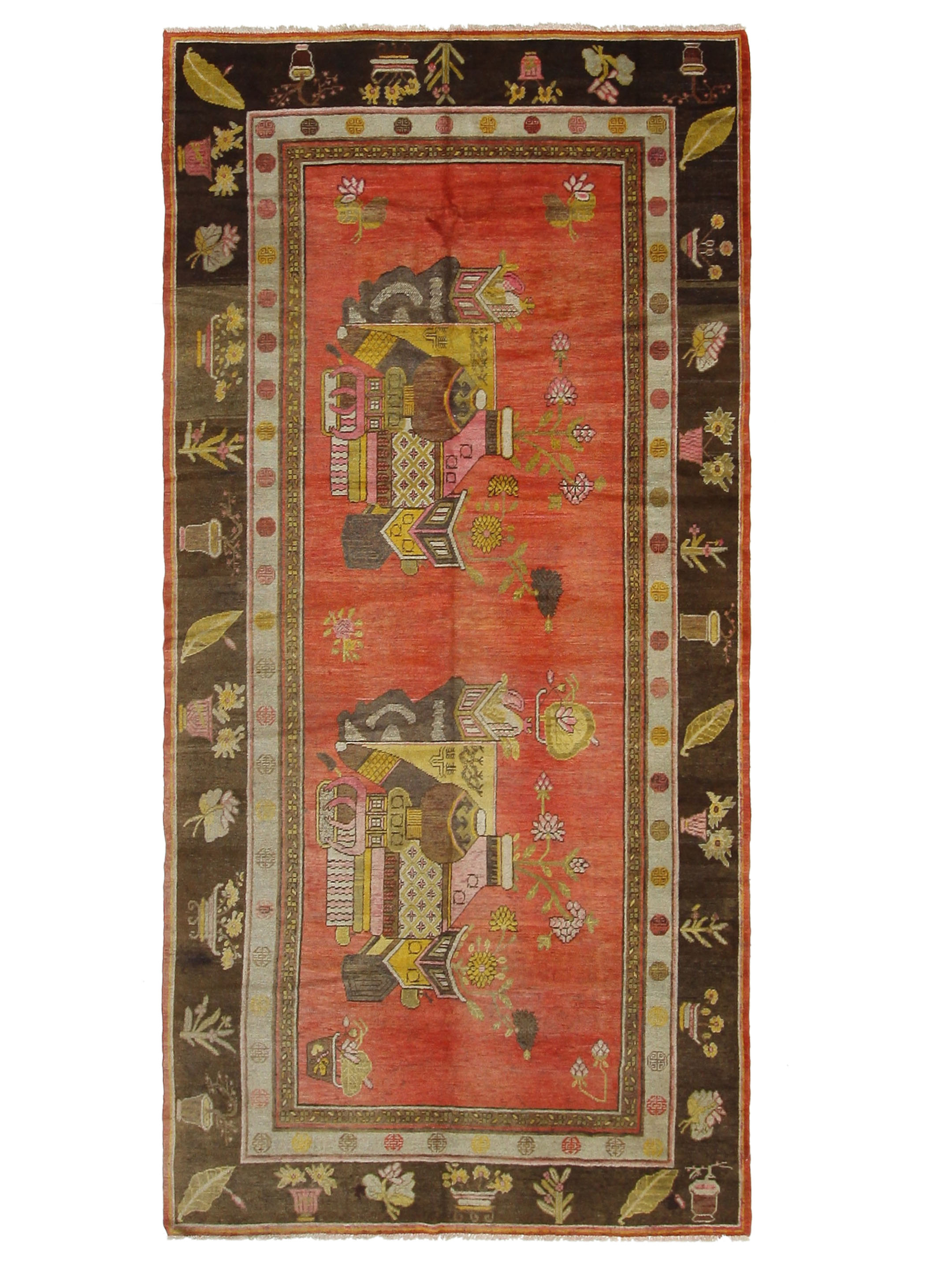 Antique Samarkand Orange 7x13