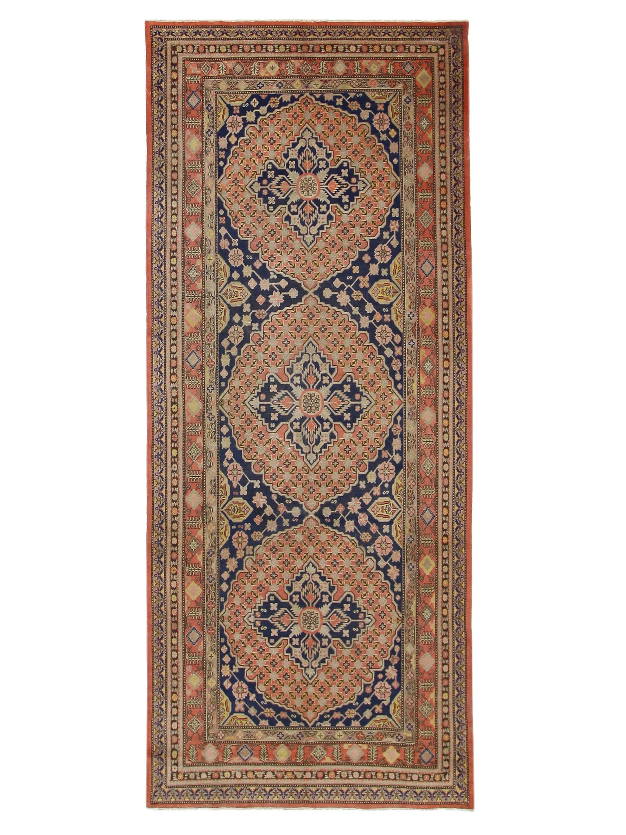 Antique Malayer Blue 6x15