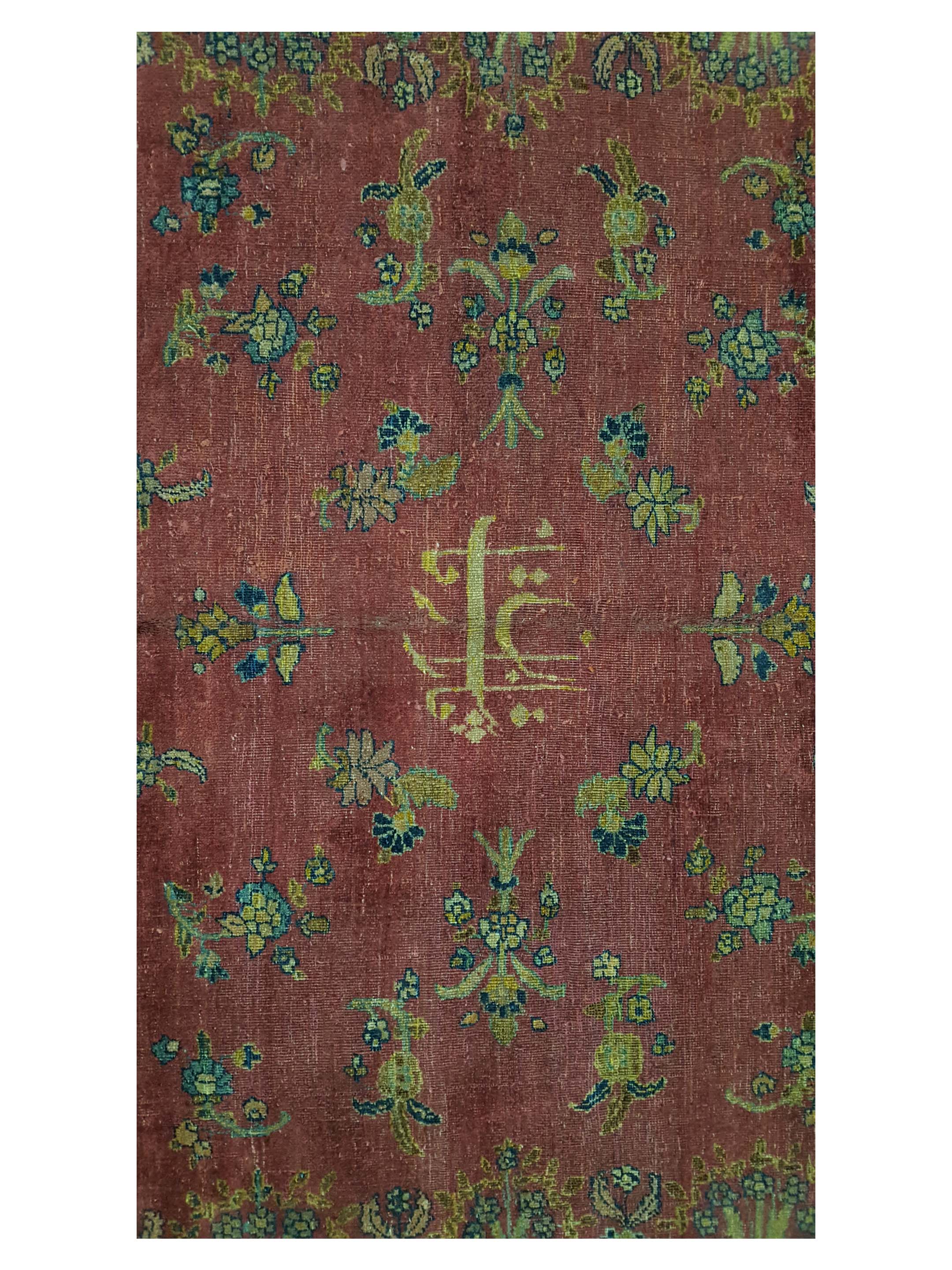 Antique Kazan Rust 7x8 - Image 5 of 6