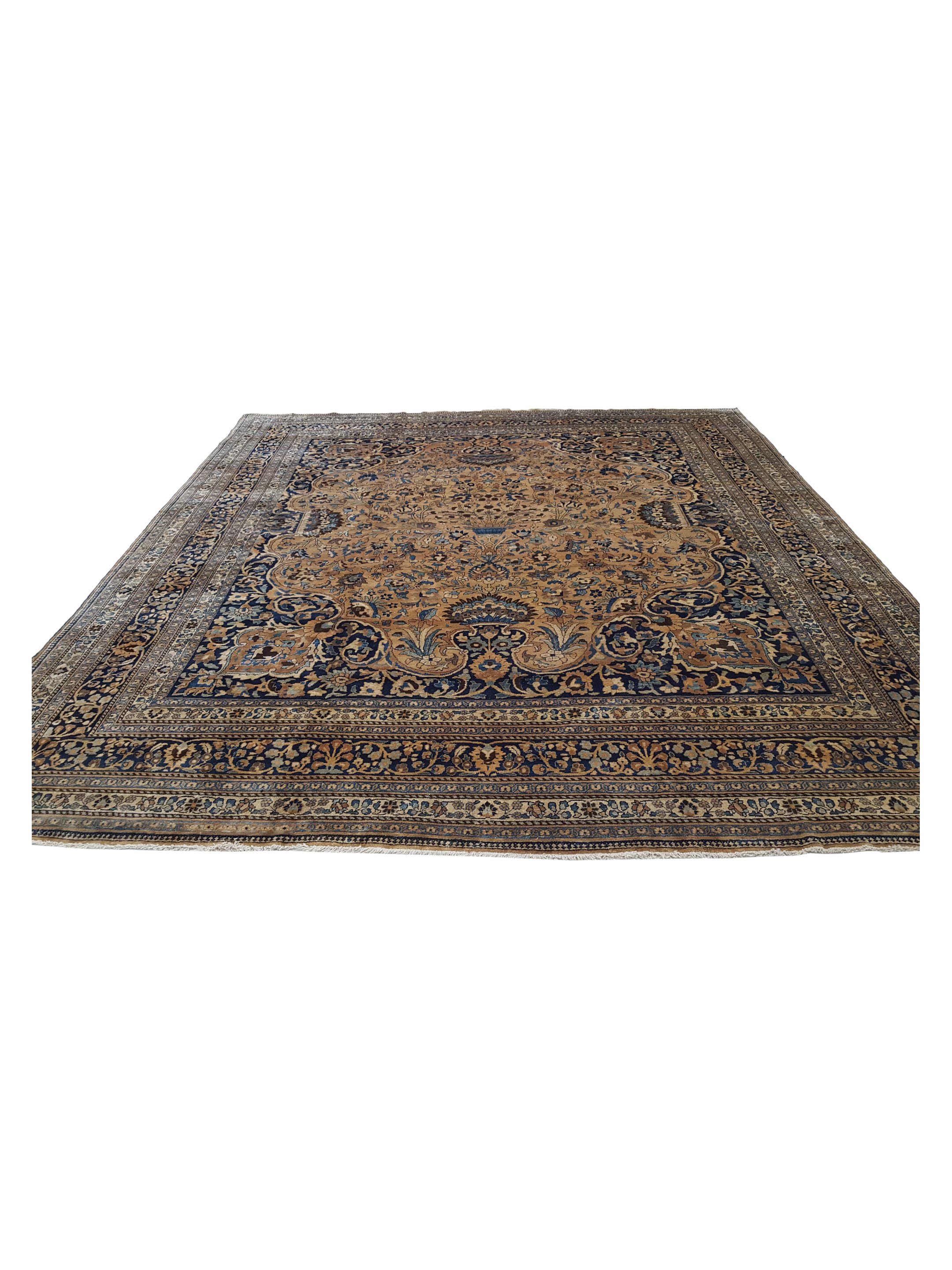 Antique Yazad Lt.Brown 11x13 - Image 2 of 8