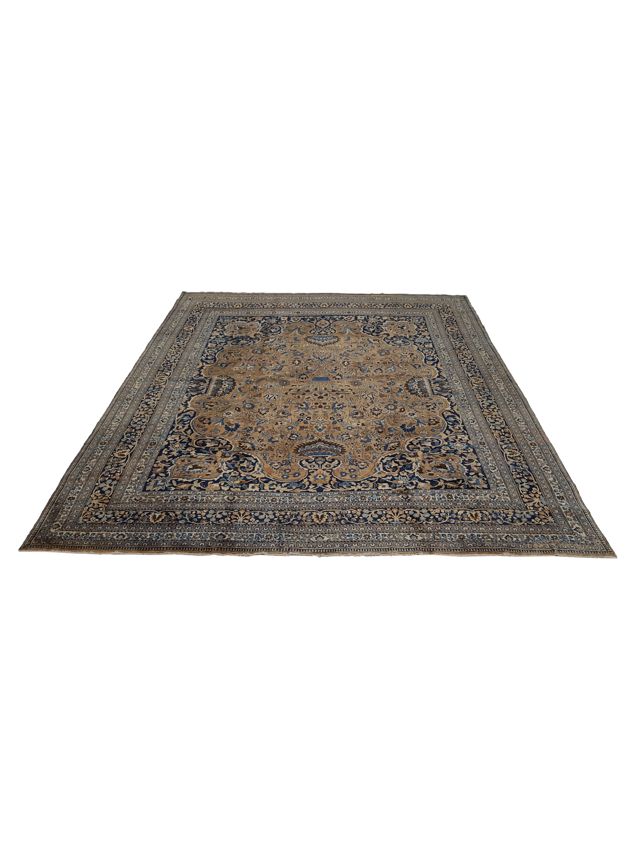 Antique Yazad Lt.Brown 11x13 - Image 3 of 8
