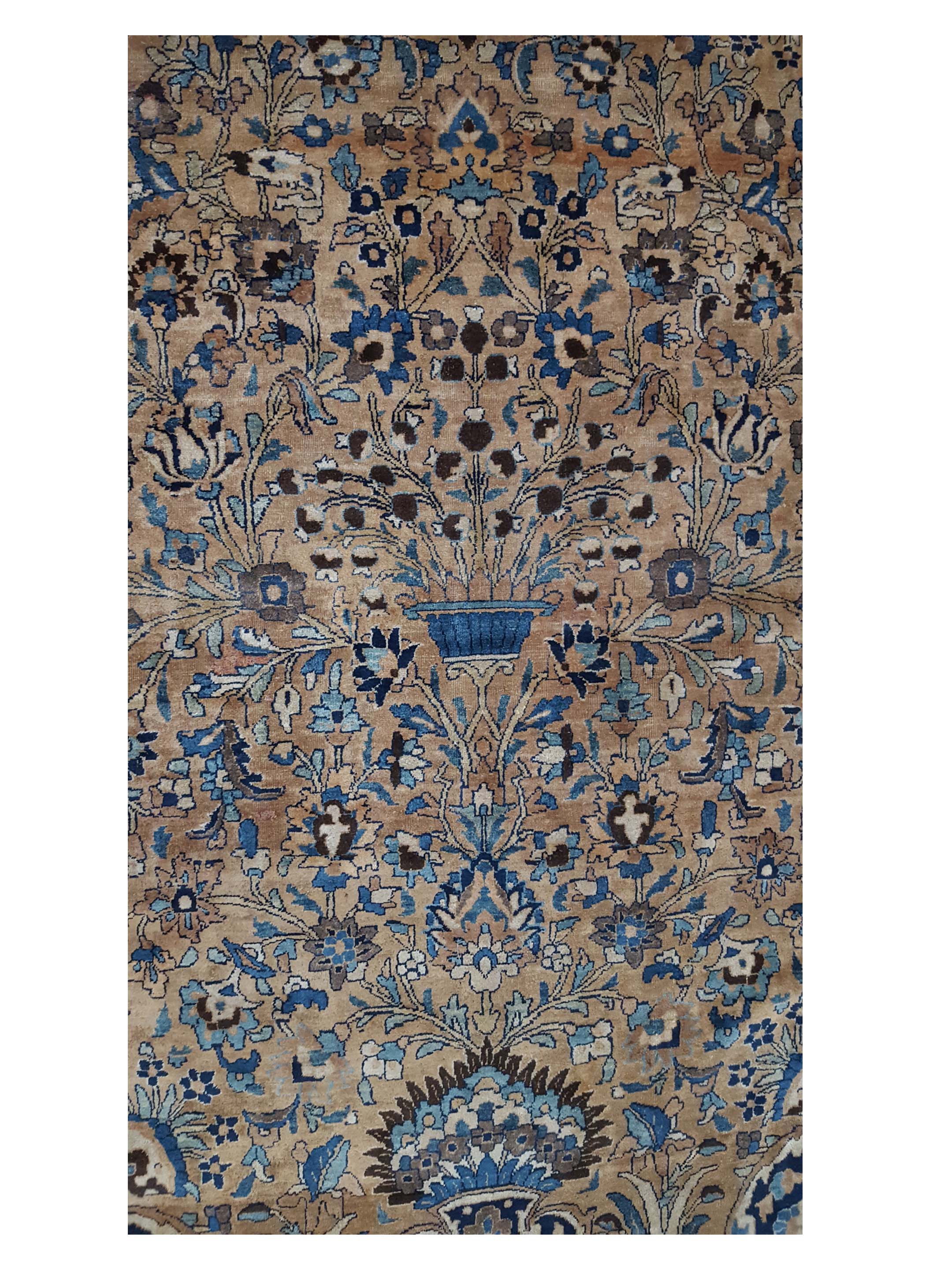 Antique Yazad Lt.Brown 11x13 - Image 6 of 8