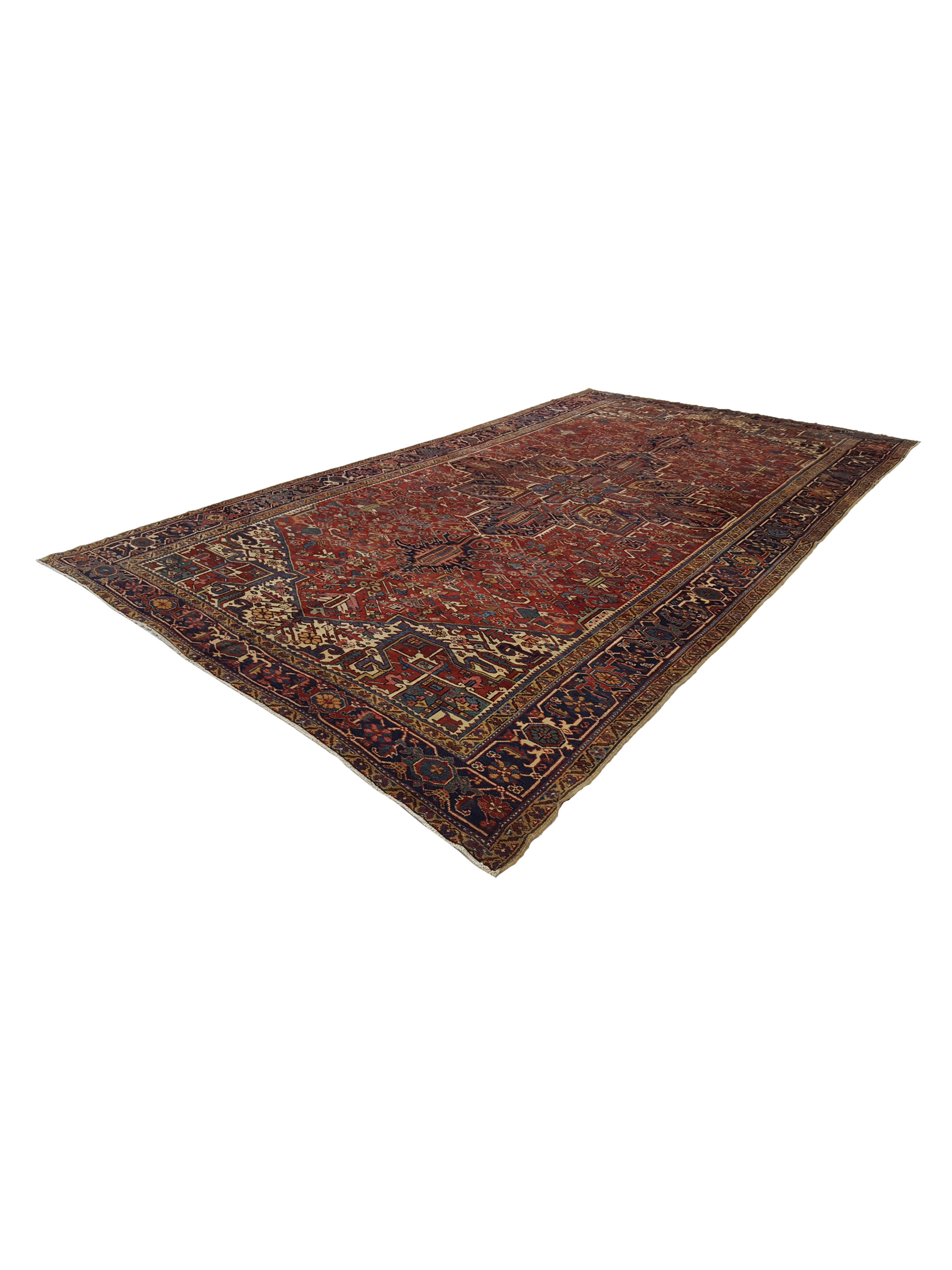 Antique Heriz Rust 10x17 - Image 6 of 7
